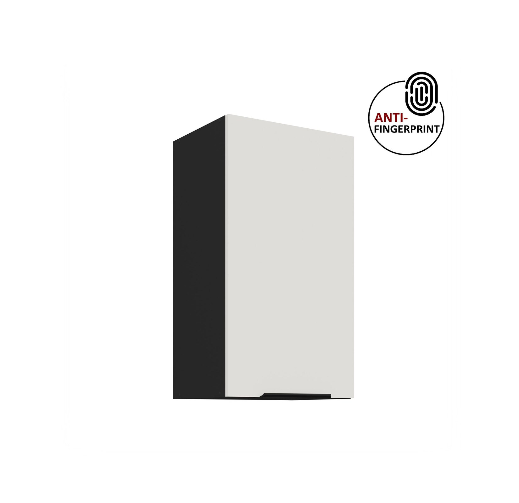 Küchen Hängeschrank 40 Küche ARIA Weiss Küchenzeile Küchenblock Anti Fingerprint