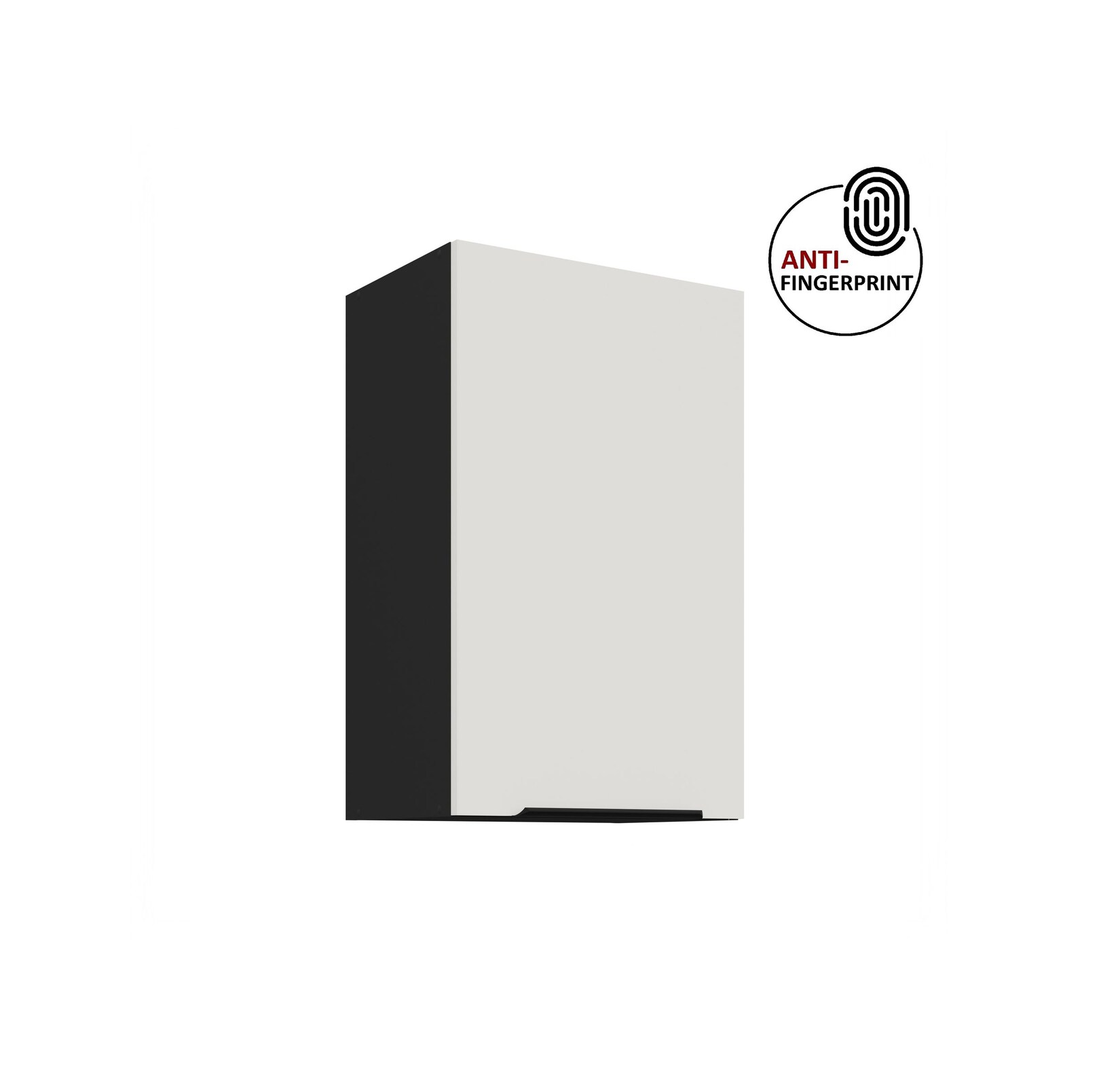 Küchen Hängeschrank 45 Küche ARIA Weiss Küchenzeile Küchenblock Anti Fingerprint