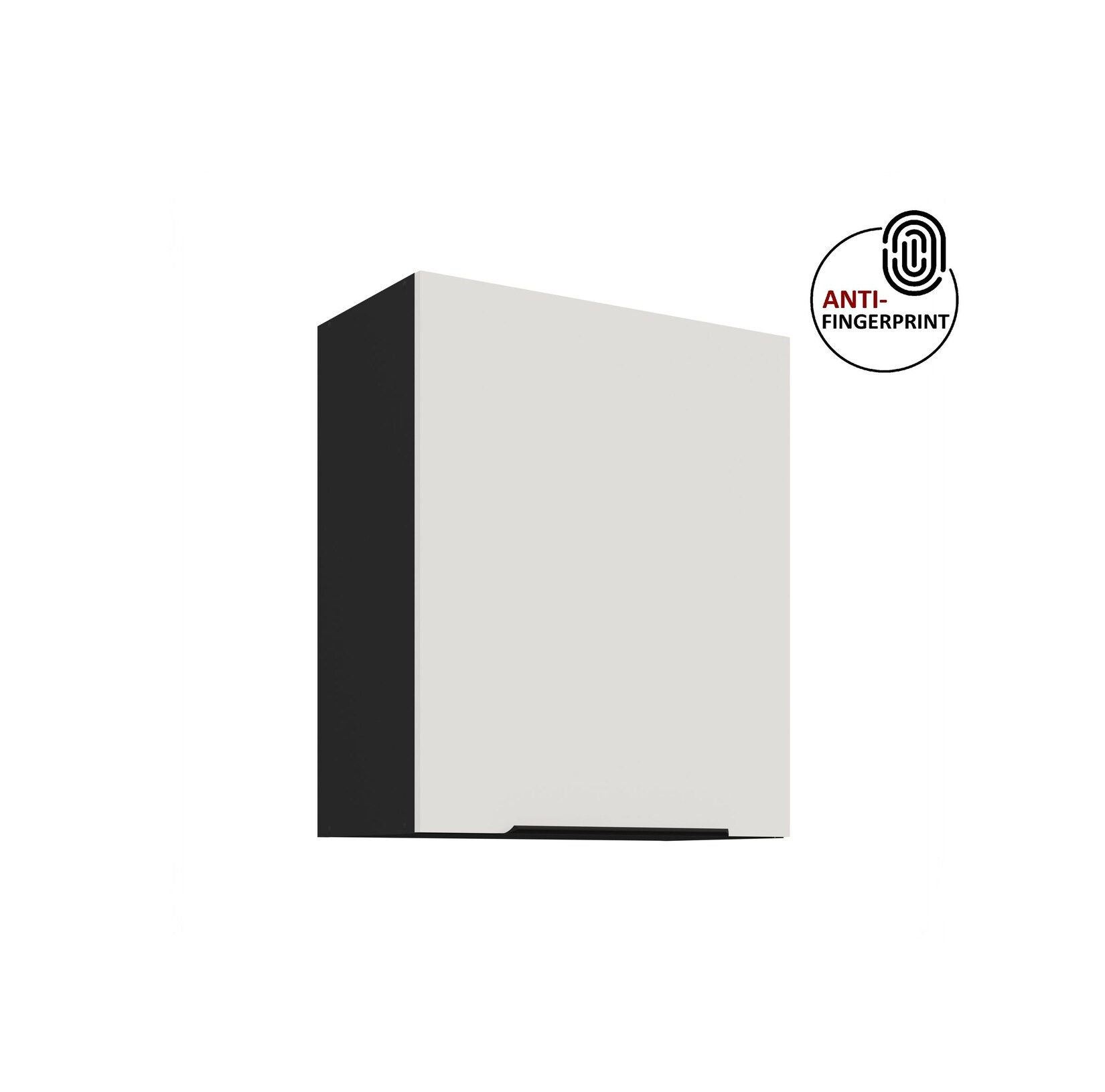 Küchen Hängeschrank 60 Küche ARIA Weiss Küchenzeile Küchenblock Anti Fingerprint
