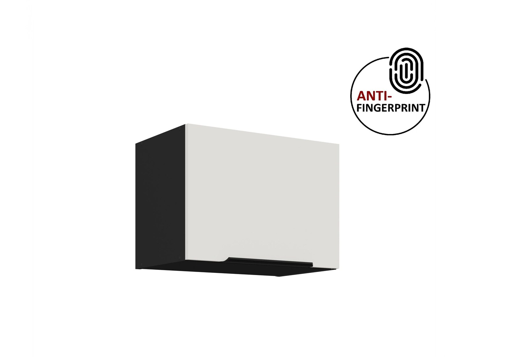 Küchen Hängeschrank 50 Küche ARIA Weiss Küchenzeile Küchenblock Anti Fingerprint