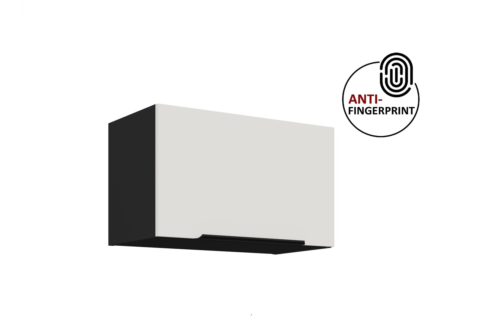 Küchen Hängeschrank 60 Küche ARIA Weiss Küchenzeile Küchenblock Anti Fingerprint