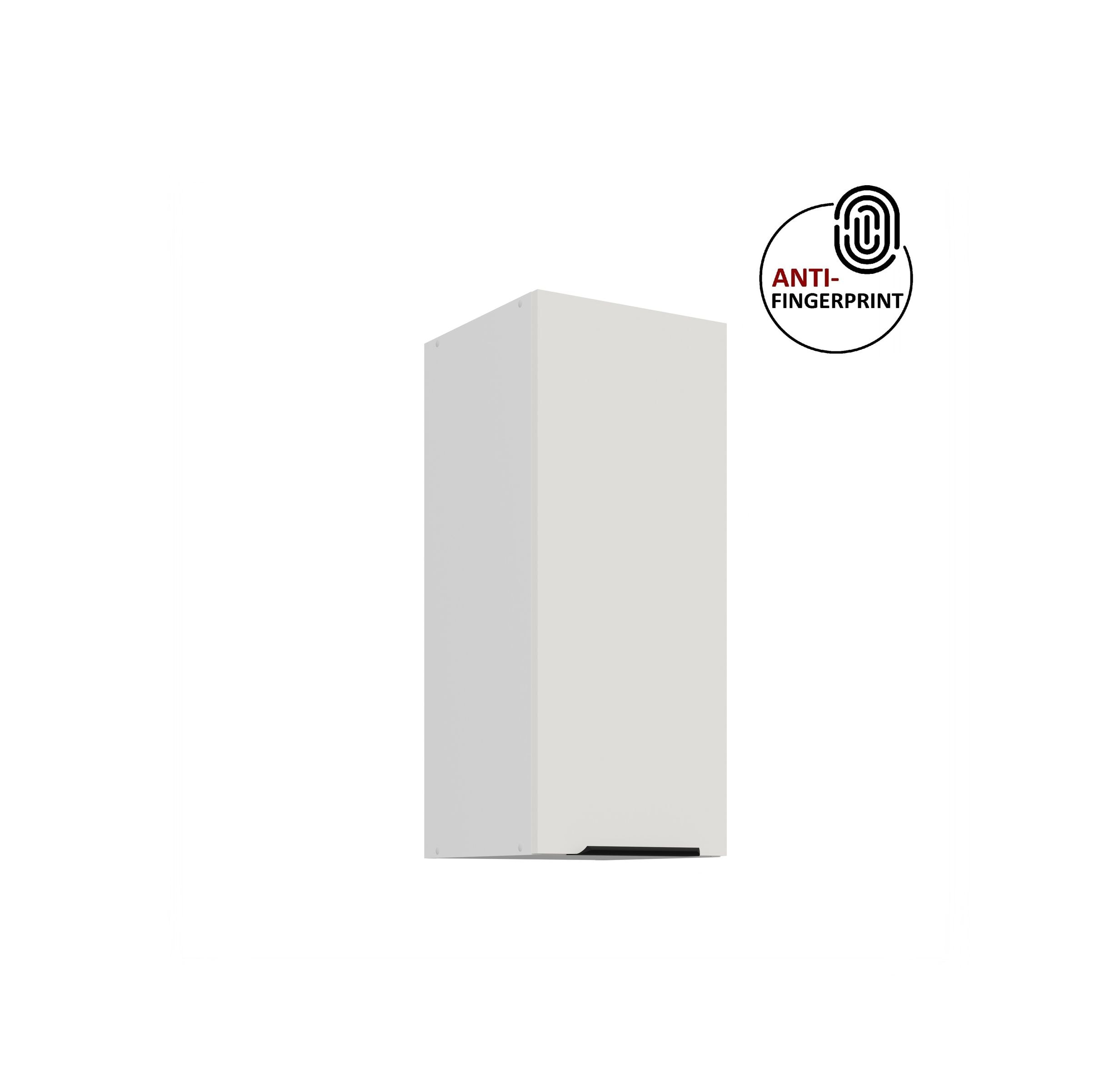 K&uuml;chen H&auml;ngeschrank 30 K&uuml;che ARIA Weiss K&uuml;chenzeile K&uuml;chenblock Anti Fingerprint - Bild 1