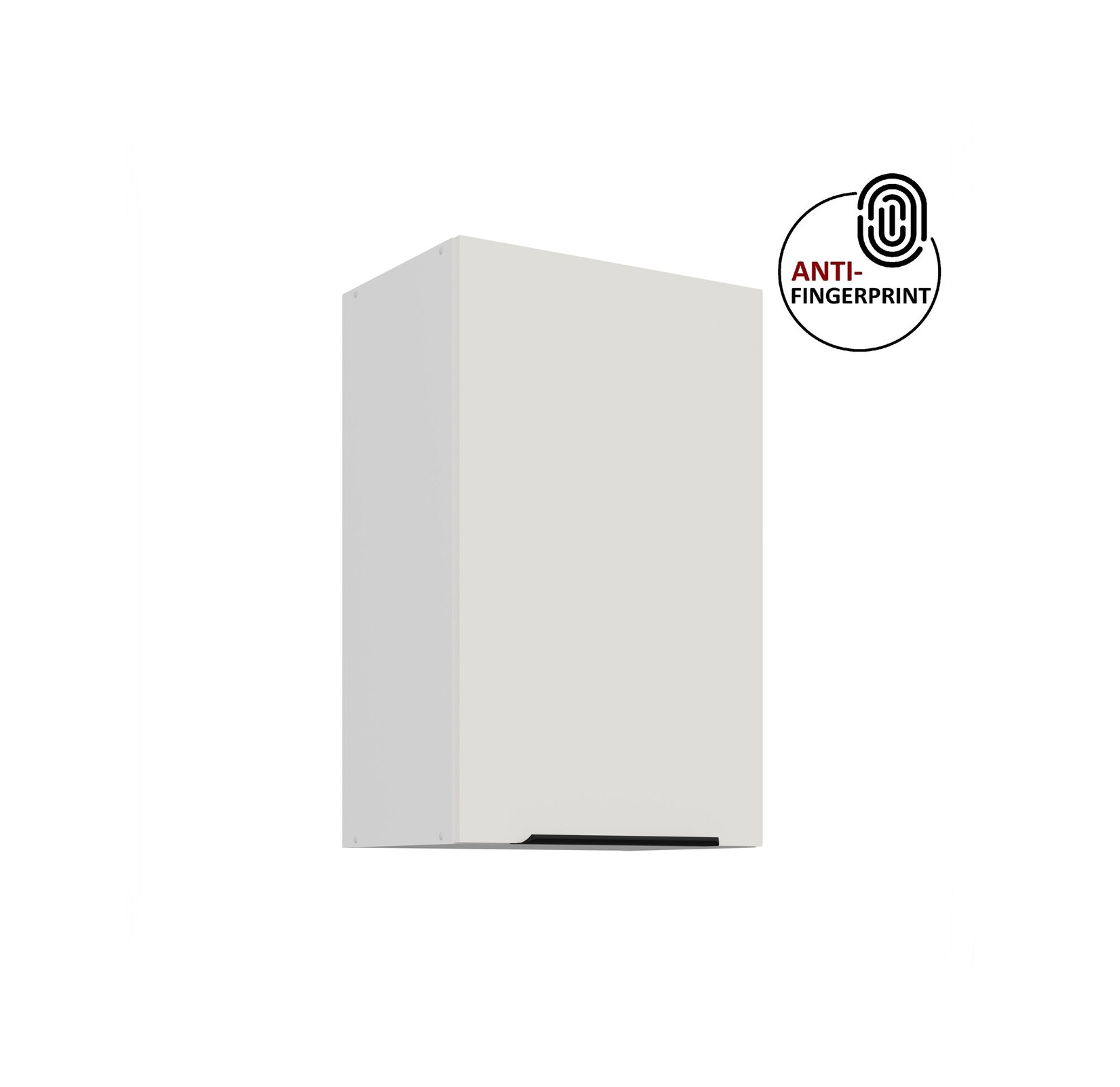 Küchen Hängeschrank 45 Küche ARIA Weiss Küchenzeile Küchenblock Anti Fingerprint