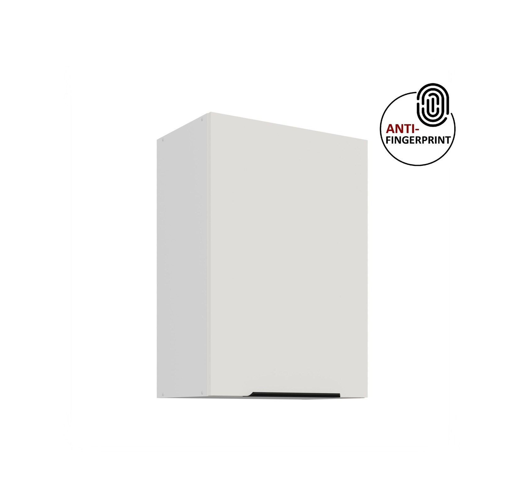 Küchen Hängeschrank 50 Küche ARIA Weiss Küchenzeile Küchenblock Anti Fingerprint