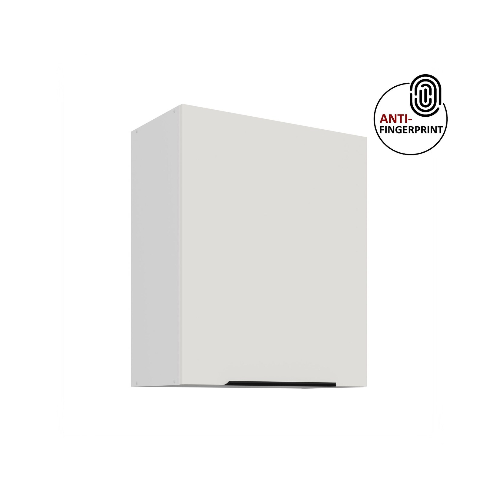 Küchen Hängeschrank 60 Küche ARIA Weiss Küchenzeile Küchenblock Anti Fingerprint