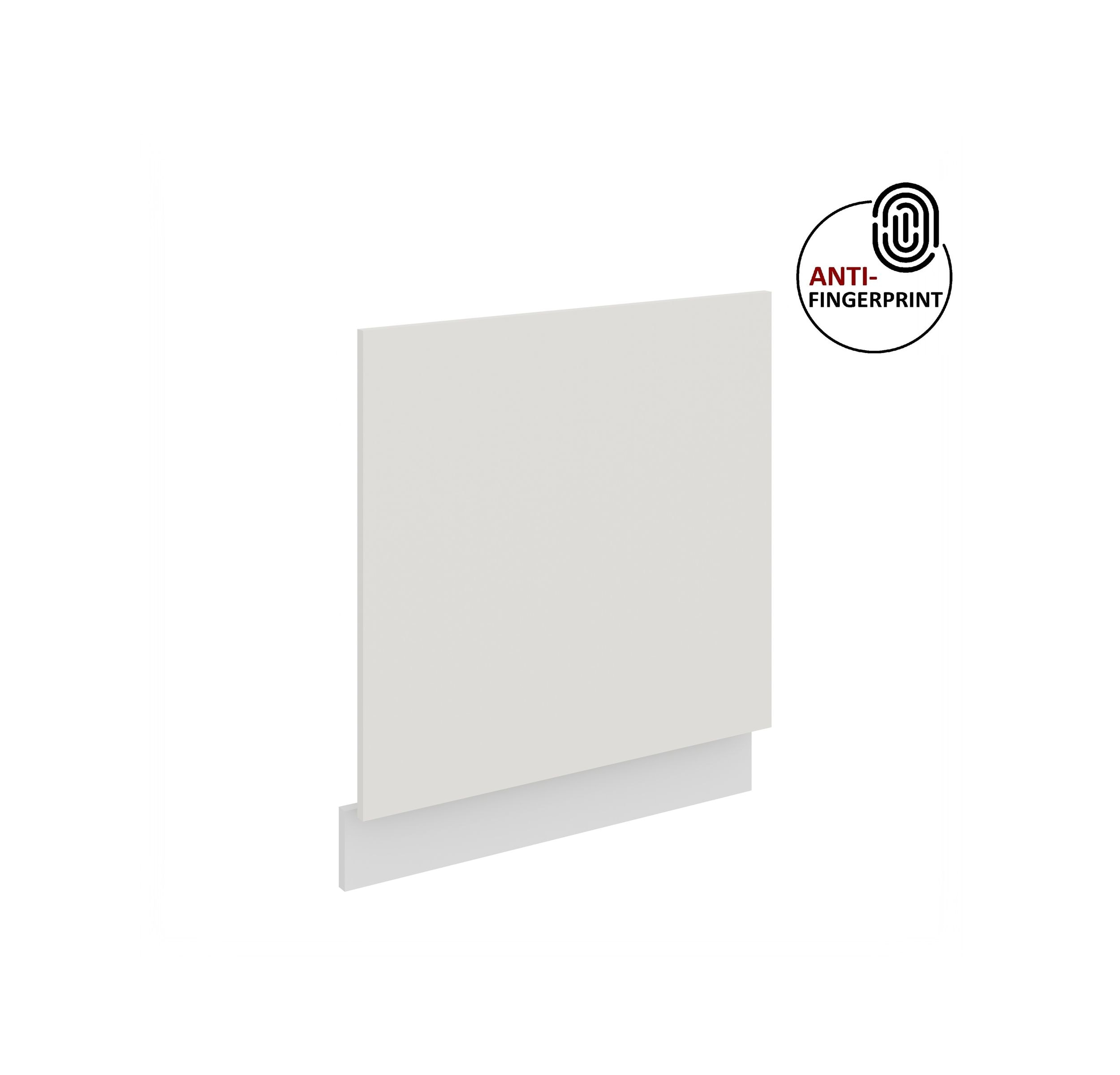 Frontblende f&uuml;r integrierten Geschirrsp&uuml;ler 60 cm ARIA Wei&szlig; + Weiss matt - Bild 1