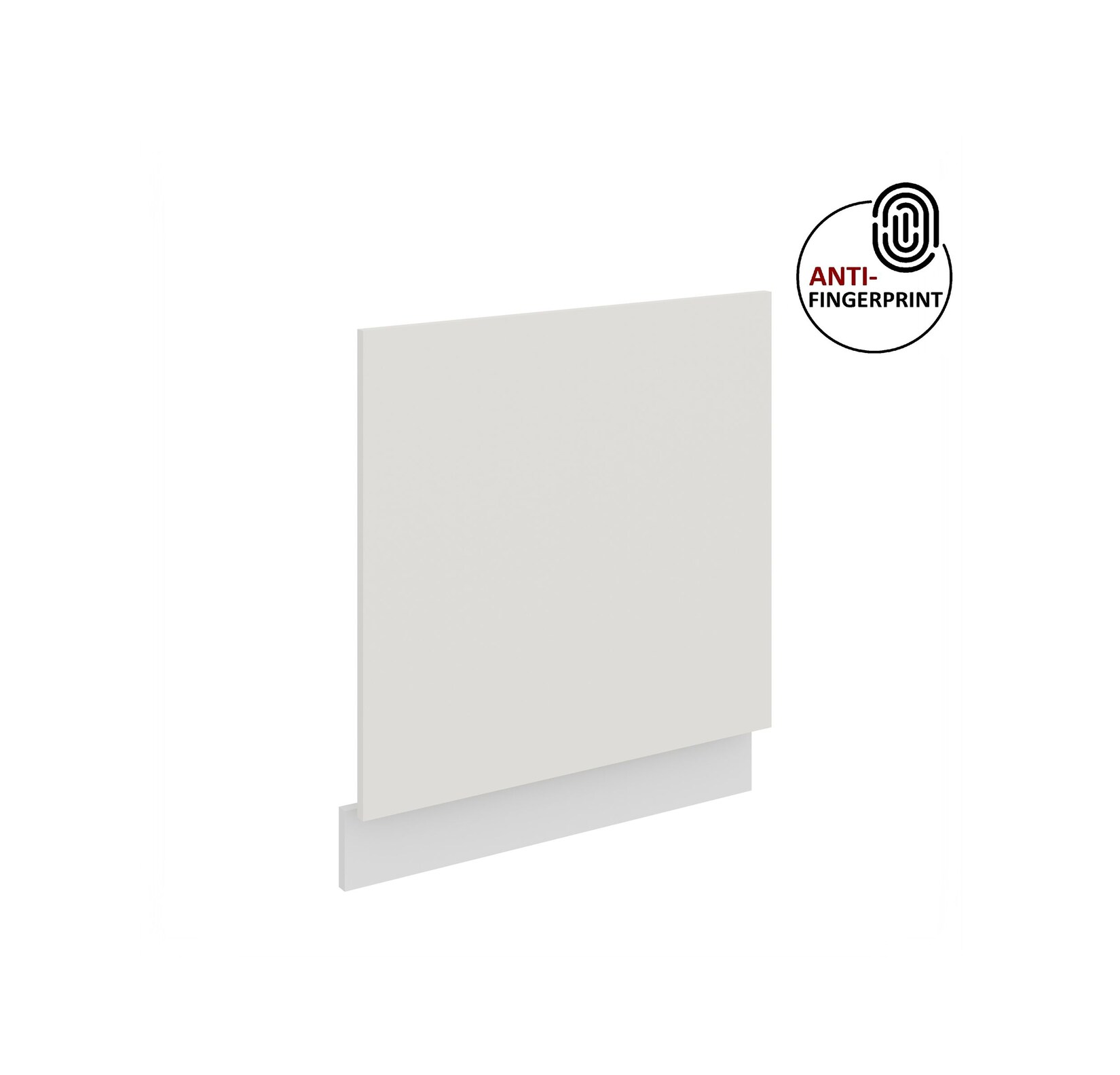 Frontblende für integrierten Geschirrspüler 60 cm ARIA Weiß + Weiss matt