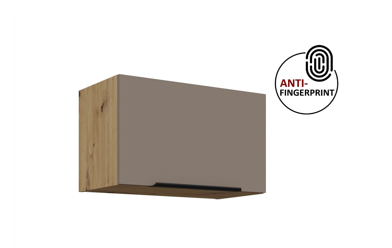 Küchen Hängeschrank 60 Küche ARIA Sandgrau matt Küchenzeile Anti Fingerprint