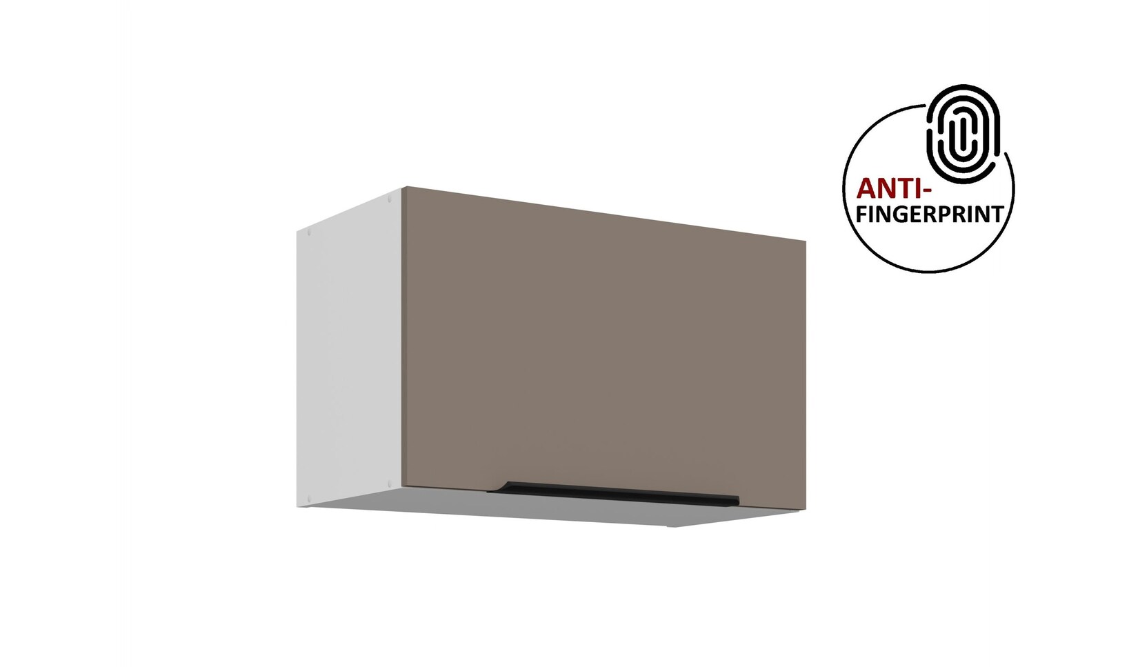 Küchen Hängeschrank 60 cm Küche ARIA Sandgrau matt Küchenzeile Anti Fingerprint