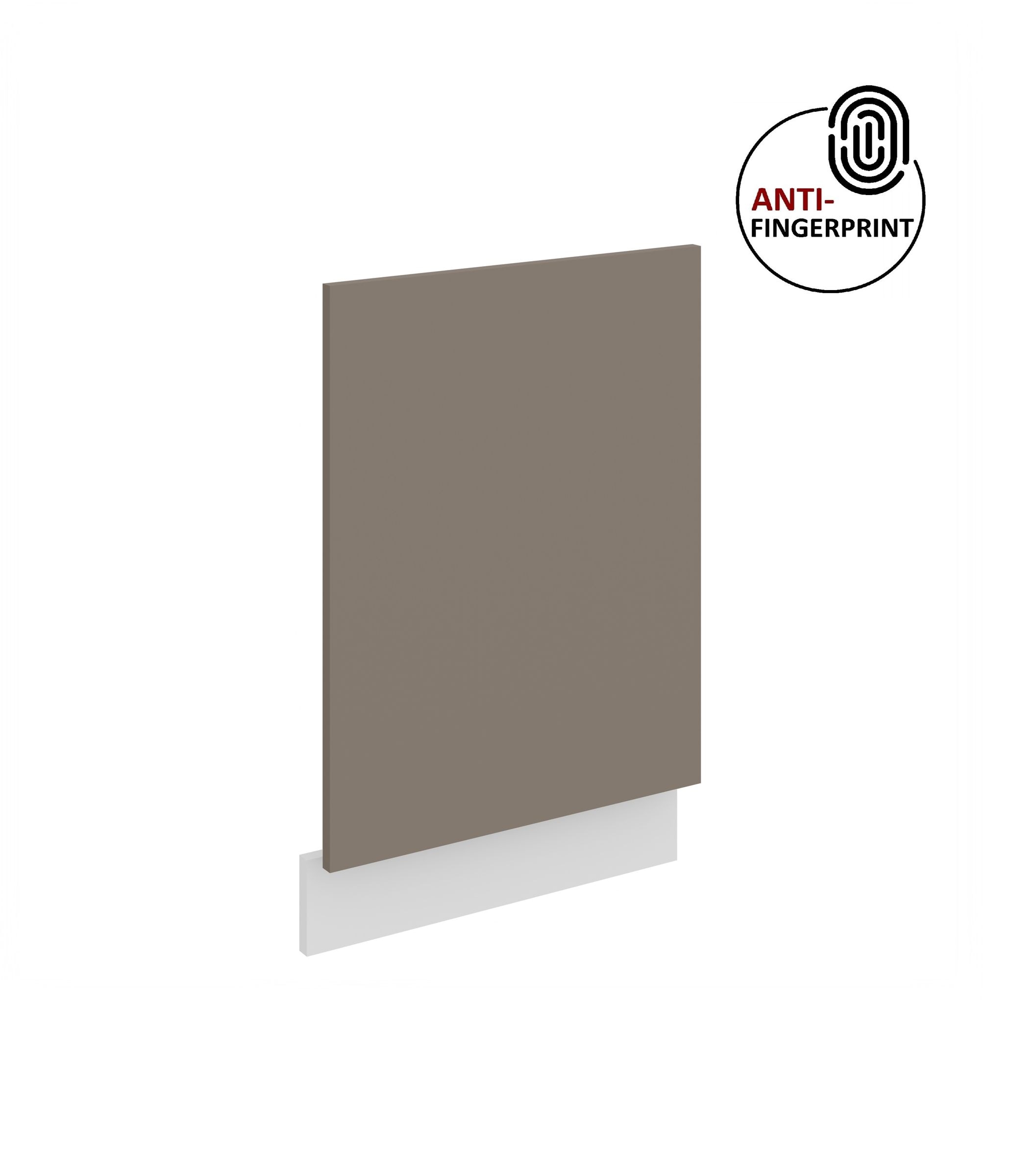 Frontblende f&uuml;r integrierten Geschirrsp&uuml;ler 45 cm ARIA Sandgrau + Weiss matt - Bild 1