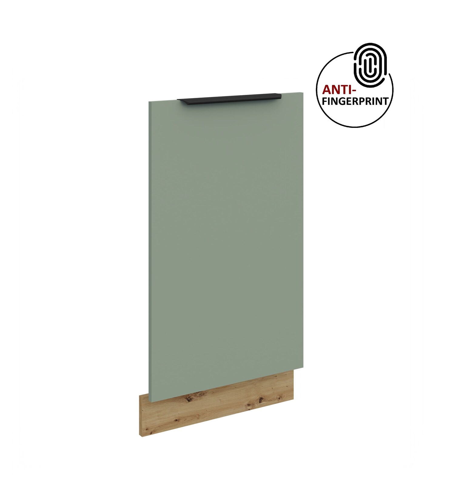 Frontblende für vollintegrierten Geschirrspüler 45 cm ARIA Aquamarin matt