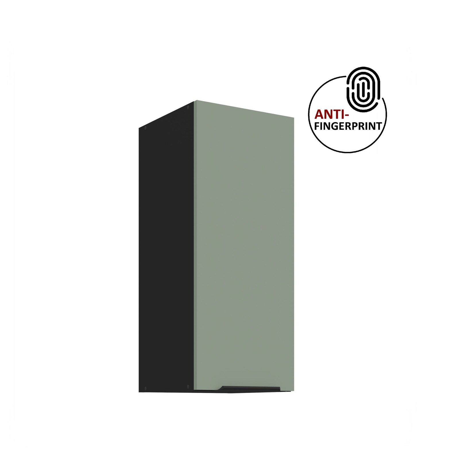 Küchen Hängeschrank 30 Küche ARIA Aquamarin matt Küchenzeile Anti Fingerprint