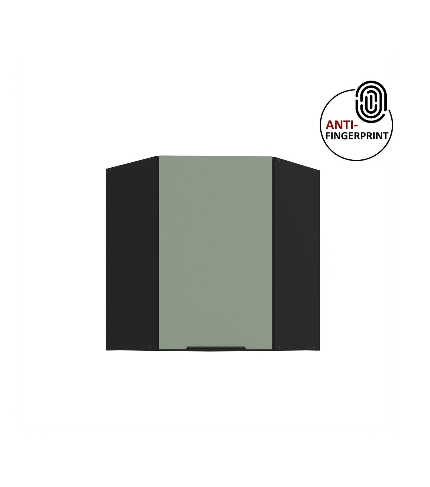 Küchen Eckschrank 60 cm Küche ARIA Aquamarin matt Anti Fingerprint Küchenzeile