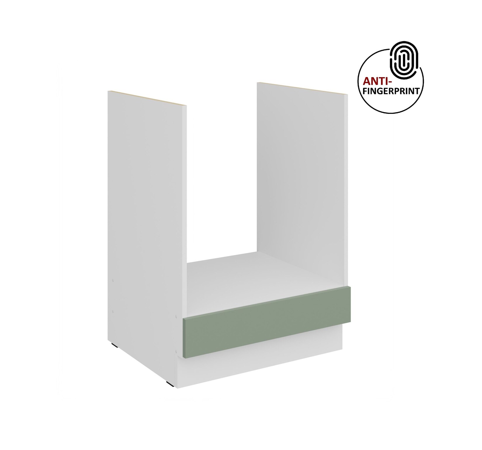 Küchen Herdschrank 60 cm Küche ARIA Aquamarin matt Anti Fingerprint Küchenzeile