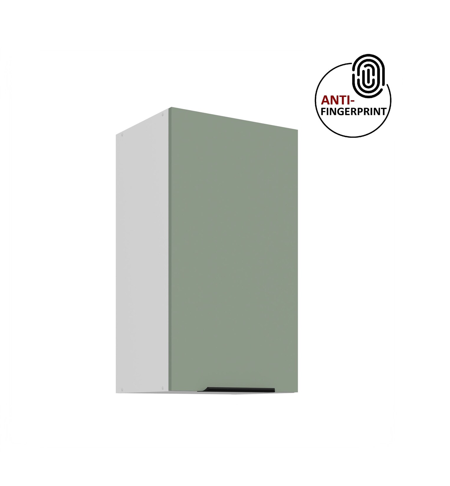 Küchen Hängeschrank 40 cm Küche ARIA Aquamarin matt Küchenzeile Anti Fingerprint