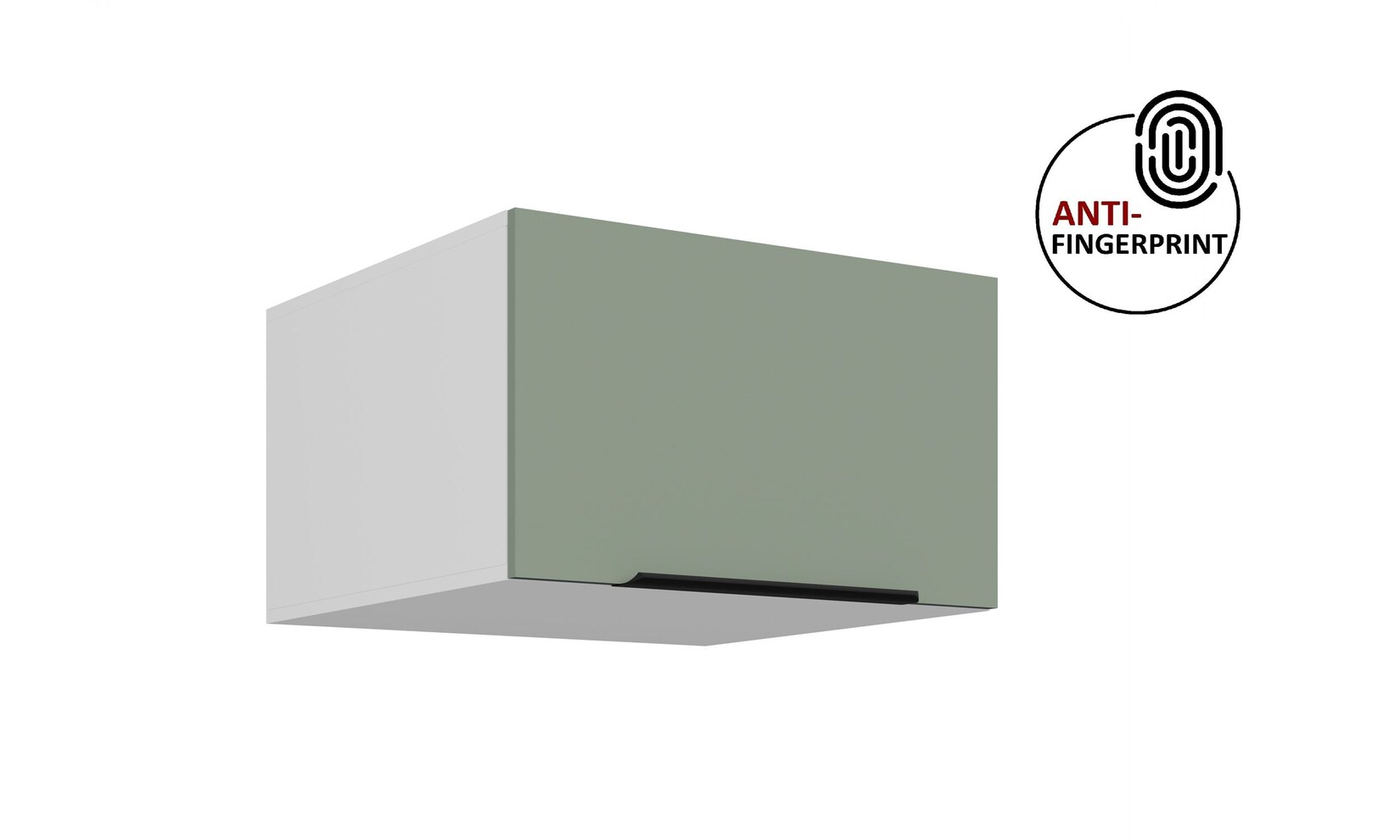 Küchen Aufsatzschrank 60 Küche ARIA Aquamarin matt Küchenzeile Anti Fingerprint