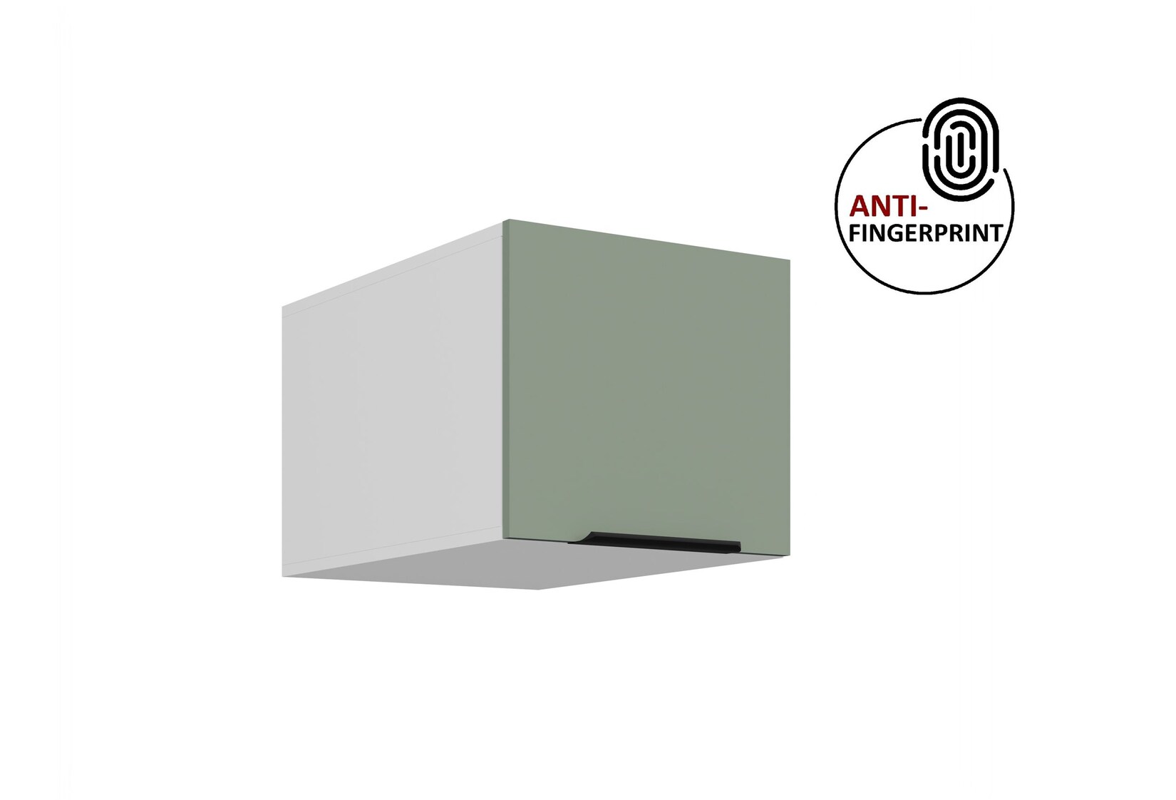 Küchen Aufsatzschrank 40 Küche ARIA Aquamarin matt Küchenzeile Anti Fingerprint