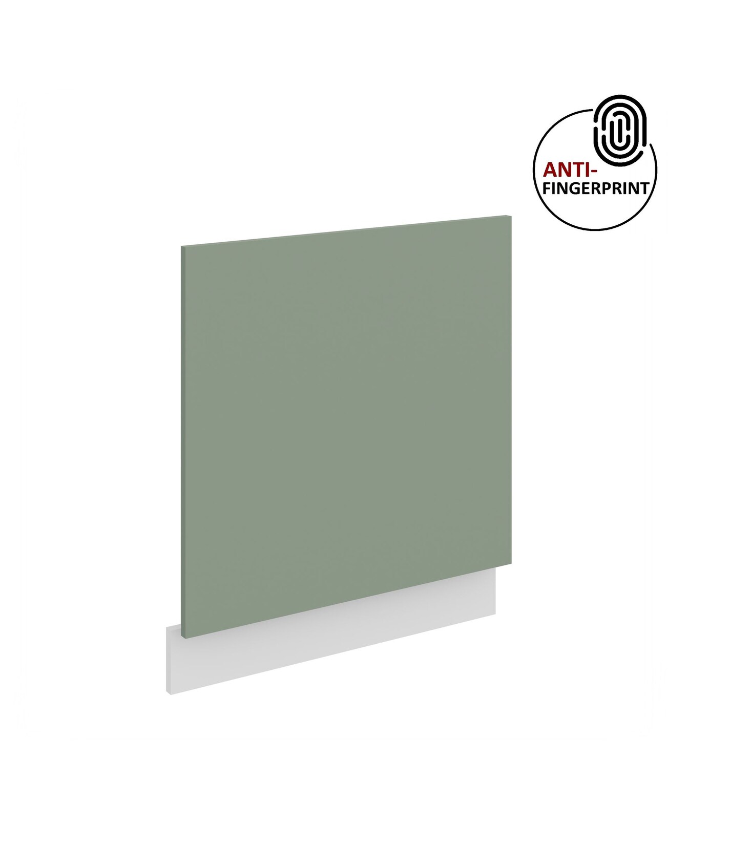 Frontblende für integrierten Geschirrspüler 60 cm ARIA Aquamarin + Weiss matt