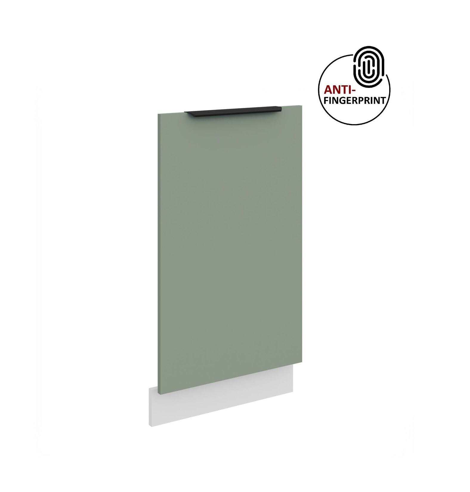 Frontblende für vollintegrierten Geschirrspüler 45 cm ARIA Aquamarin matt