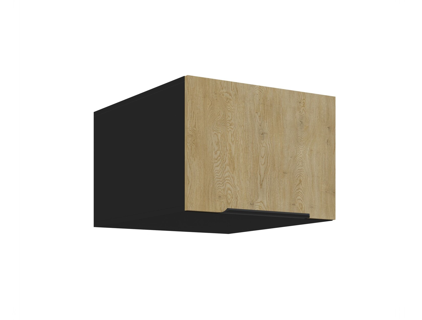Aufsatzschrank Hochschrank 50 cm CREMONA Eiche Küchenzeile Küchenblock Küche