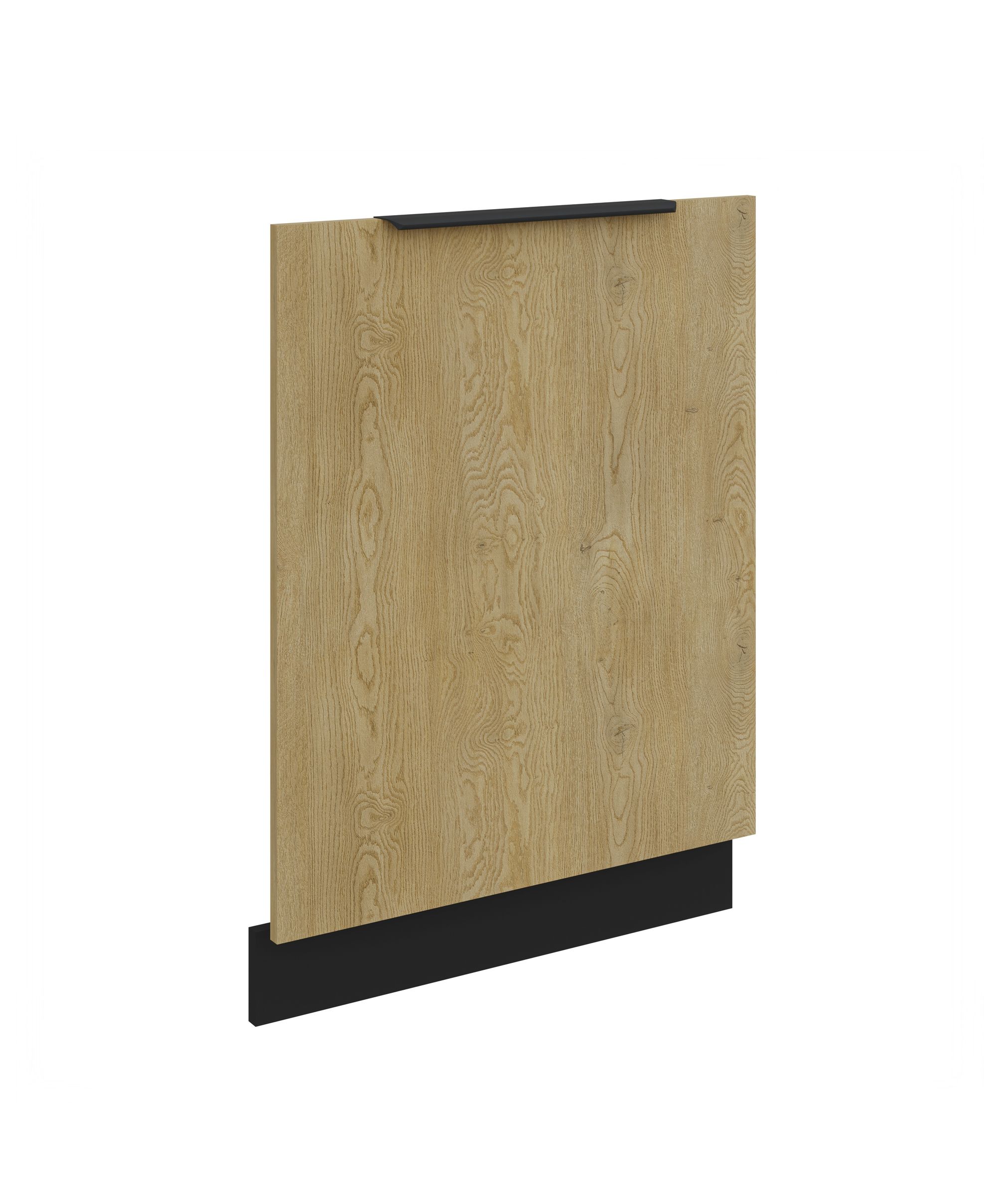 Frontblende f&uuml;r vollintegrierten Geschirrsp&uuml;ler 60 cm K&uuml;che CREMONA Eiche - Bild 1