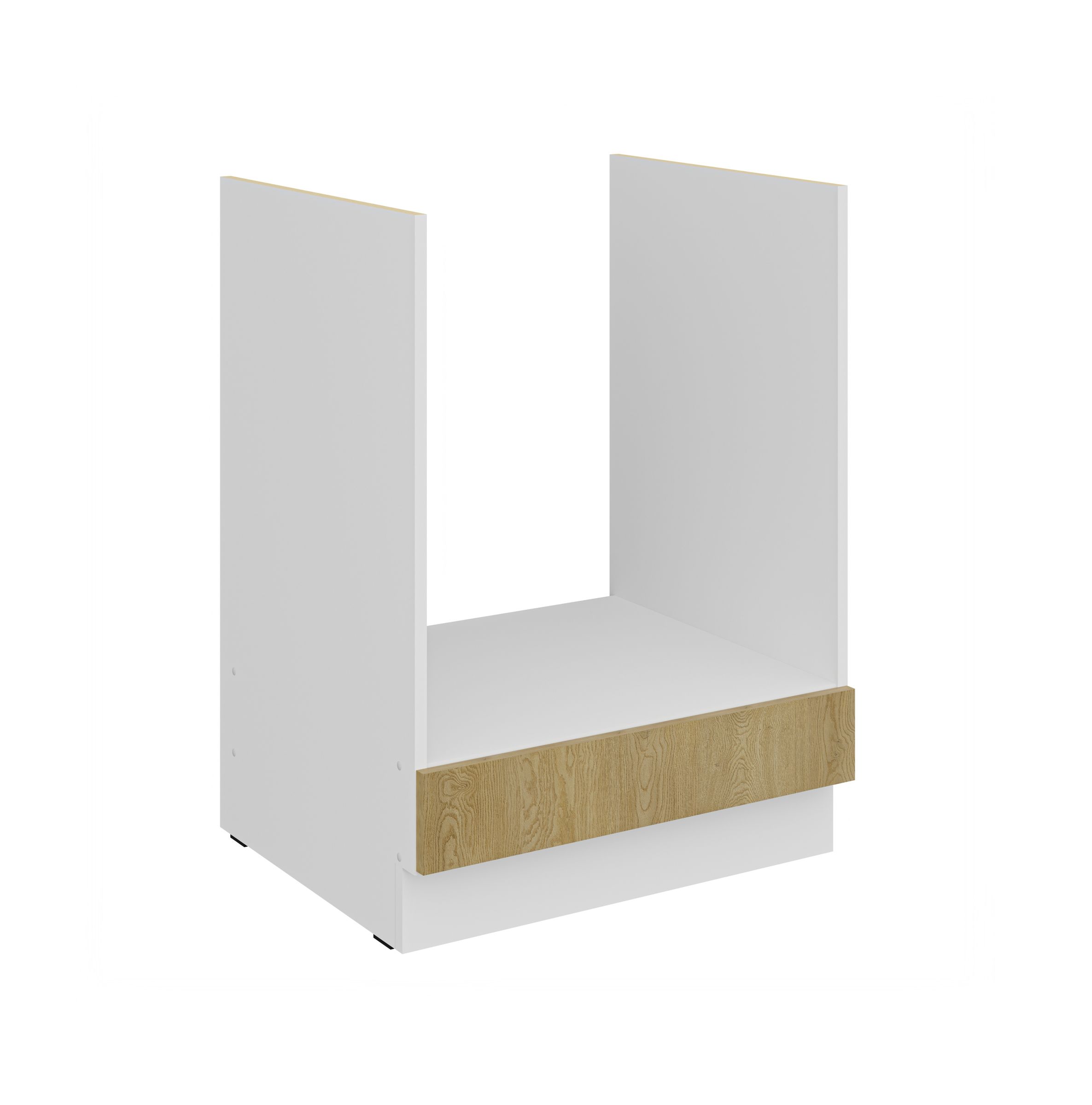 K&uuml;chen Herdunterschrank 60 cm CREMONA Eiche hell K&uuml;che K&uuml;chenzeile K&uuml;chenblock - Bild 1