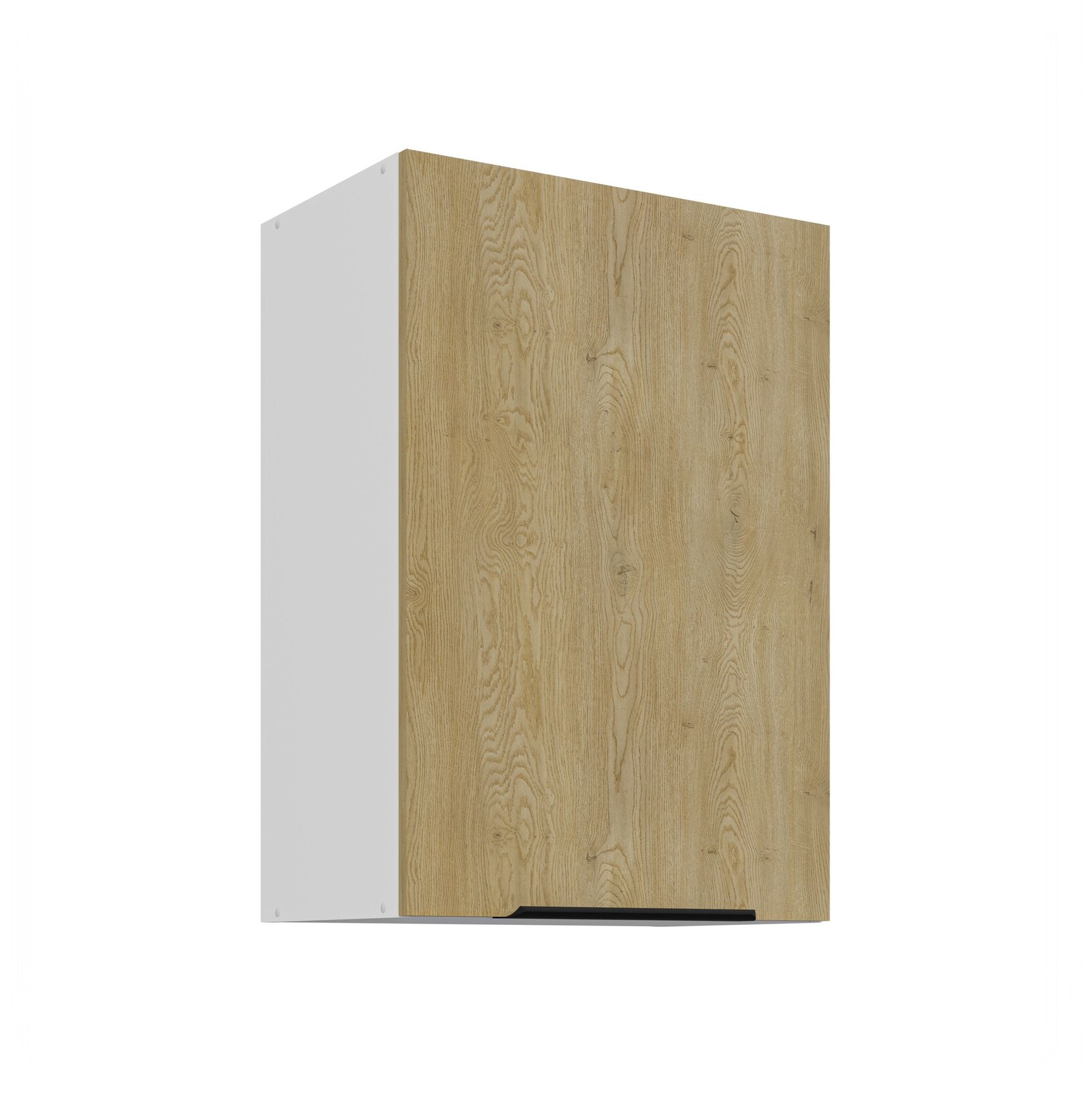 Küchen Hängeschrank 50 cm CREMONA Eiche + Weiß Küche Küchenzeile Küchenblock