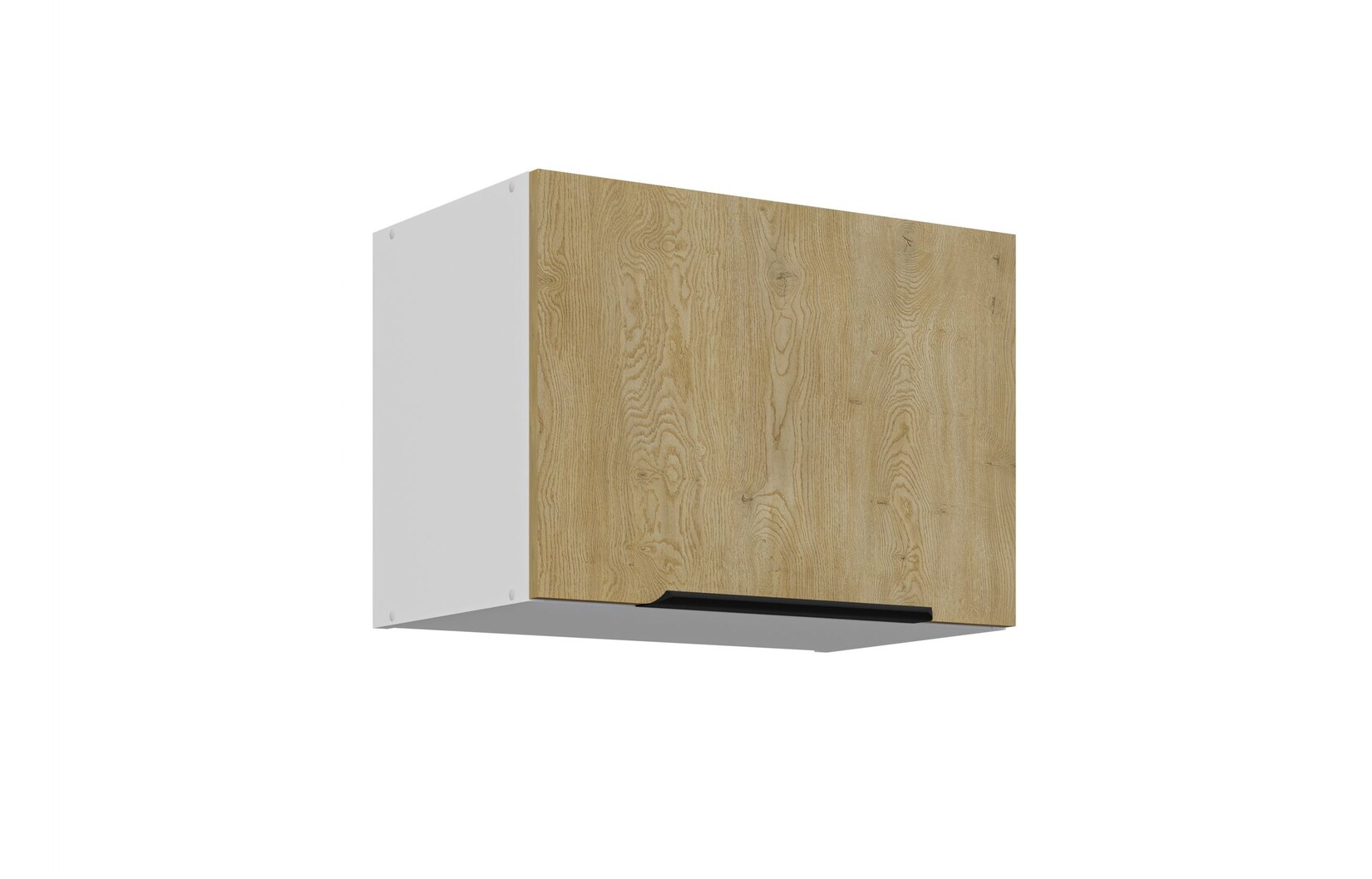 Küchen Kurzhängeschrank 50 cm CREMONA Eiche hell + Weiß Küche Küchenzeile