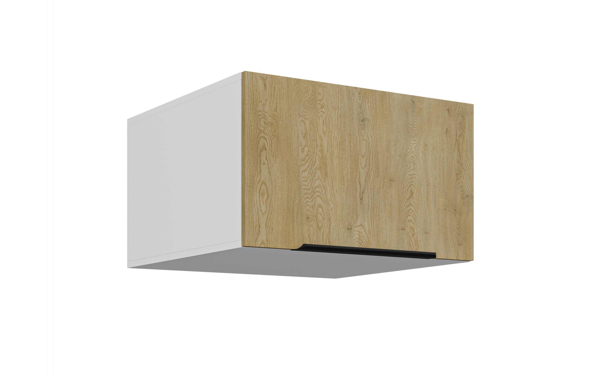 Aufsatzschrank Hochschrank 60 cm CREMONA Eiche K&uuml;chenzeile K&uuml;chenblock K&uuml;che - Bild 1