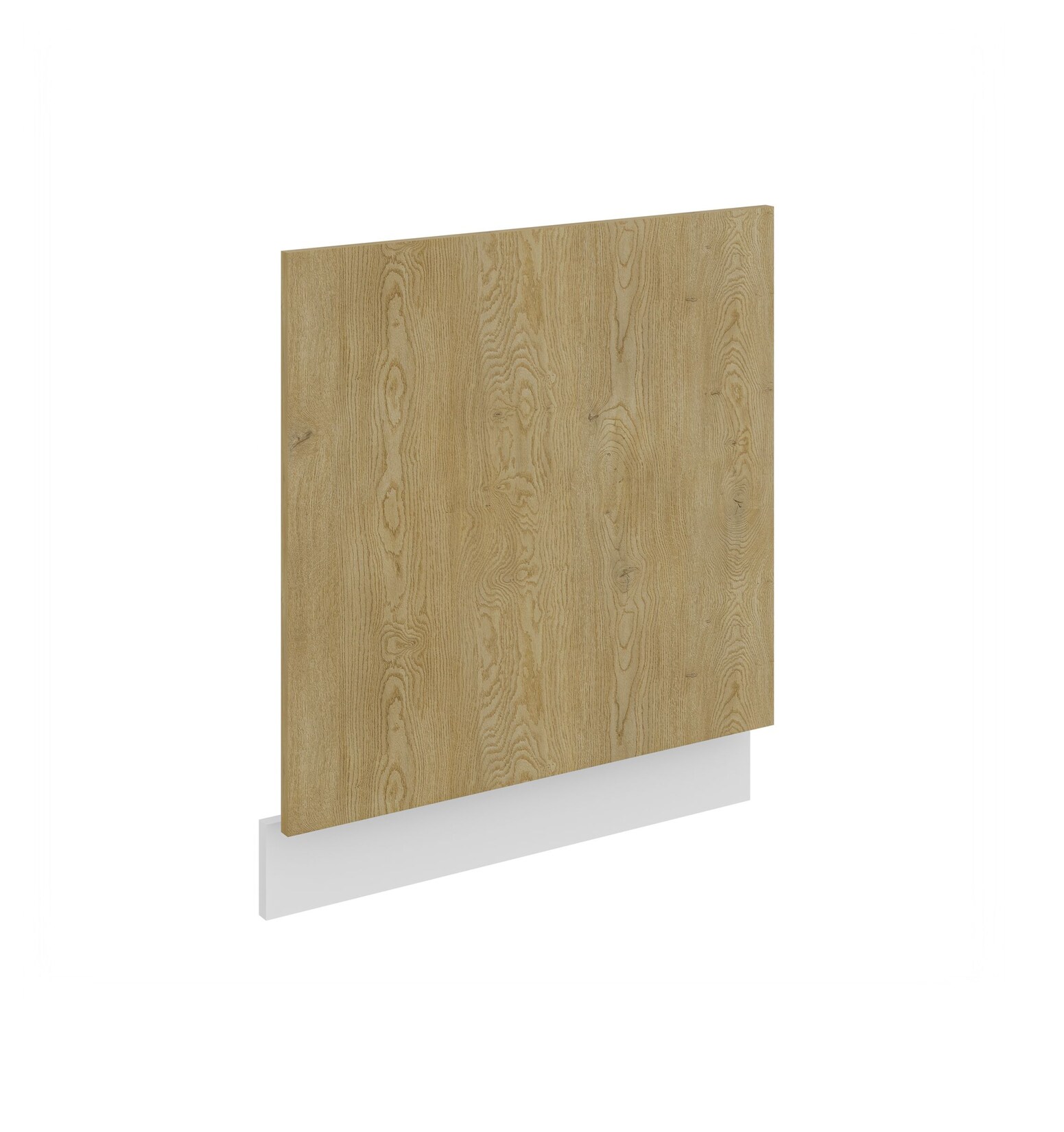 Frontblende für integrierten Geschirrspüler 60 cm Küche CREMONA Eiche + Weiß