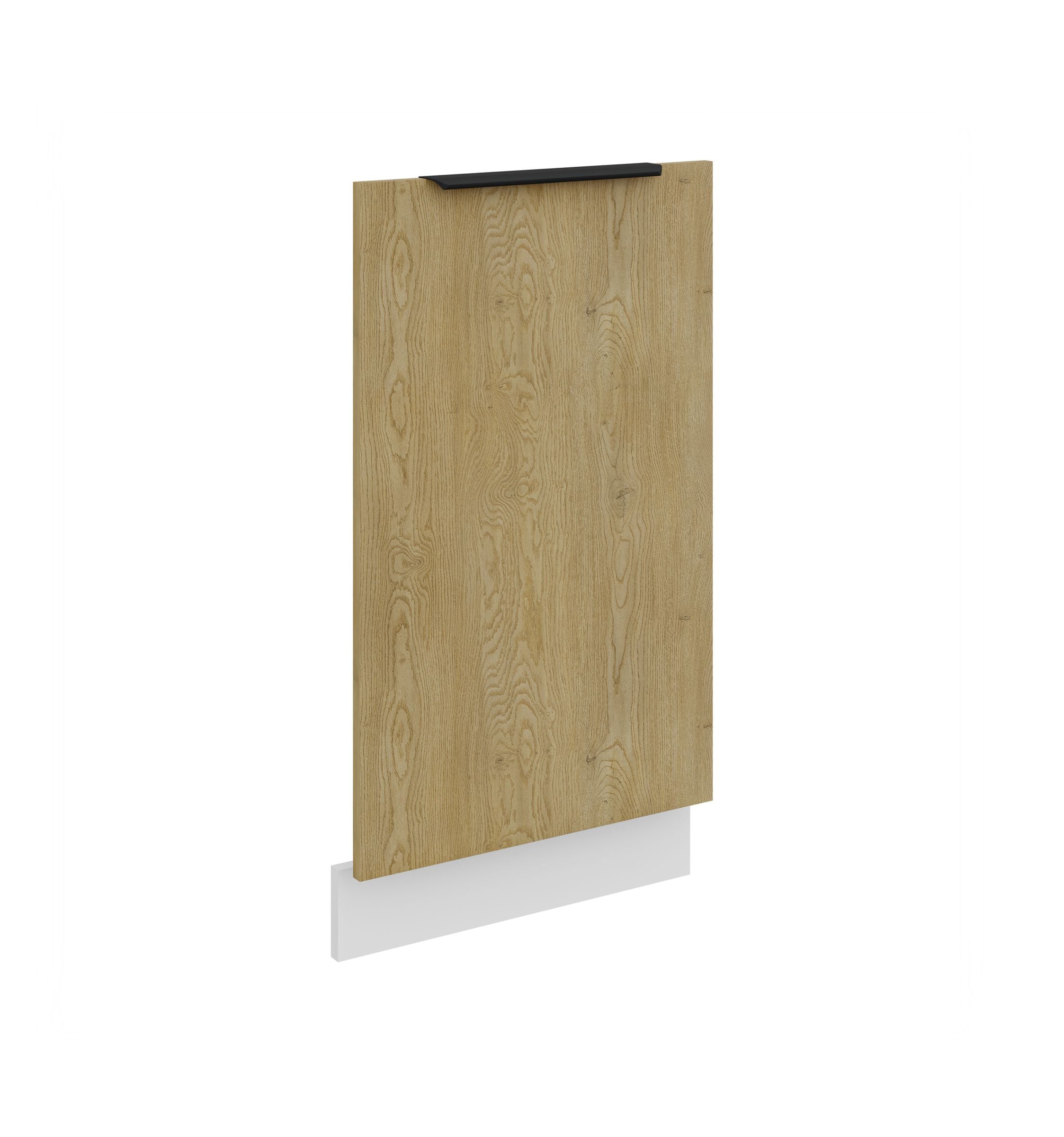 Frontblende f&uuml;r vollintegrierten Geschirrsp&uuml;ler 45 cm K&uuml;che CREMONA Eiche + Wei&szlig; - Bild 1