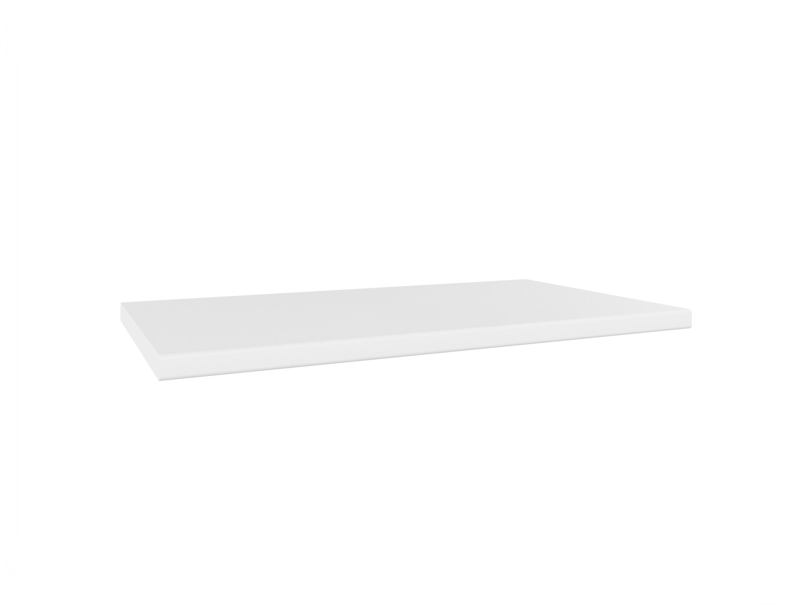 Küchen Arbeitsplatte 105 cm breit, 38 mm Stark, Weiss matt Küche Aria