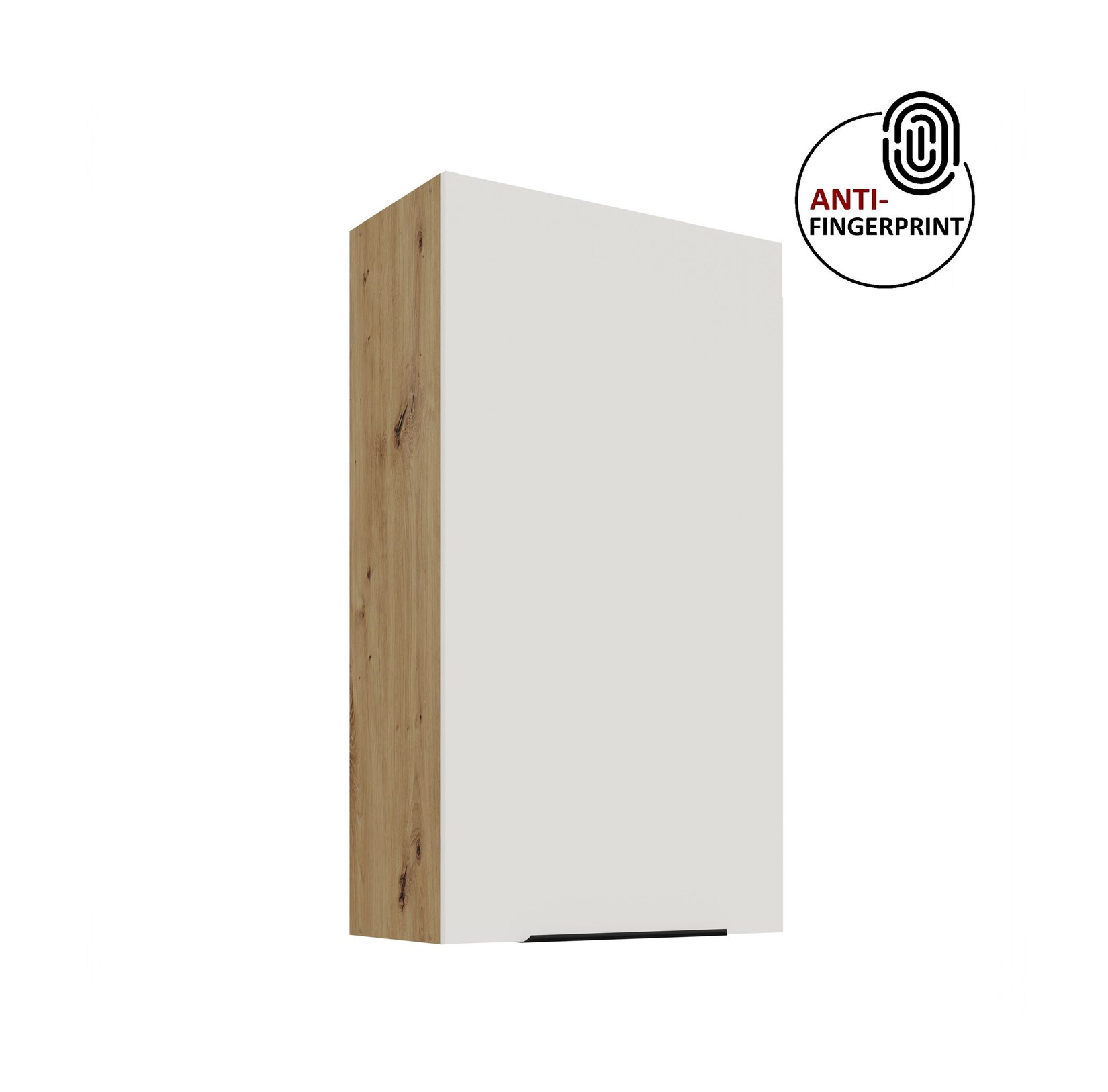 Küche ARIA Hängeschrank 60 cm Höhe 90 cm Weiss Küchenzeile Anti Fingerprint