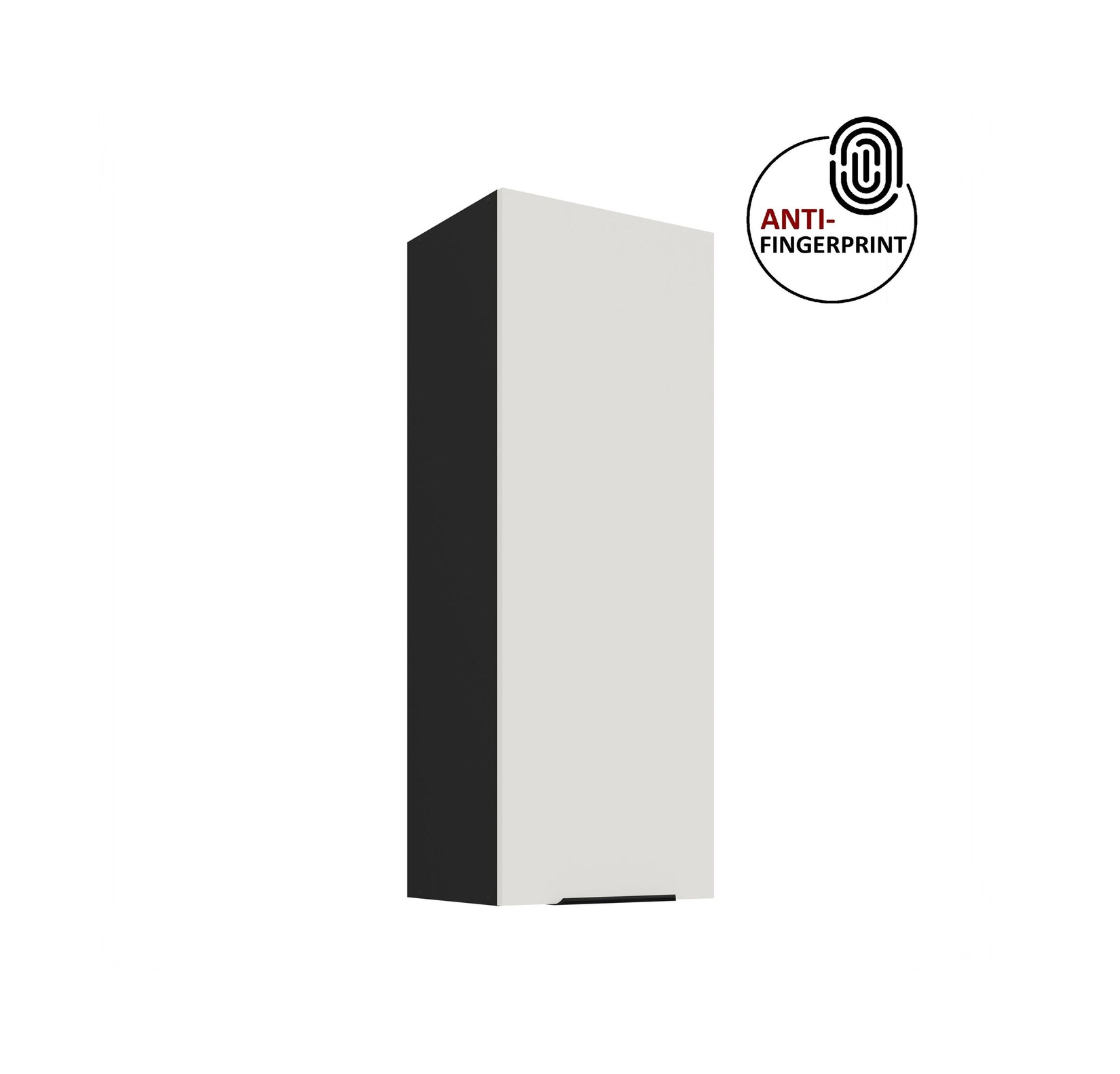 Küche ARIA Hängeschrank 40 cm Höhe 90 cm Weiss Küchenzeile Anti Fingerprint
