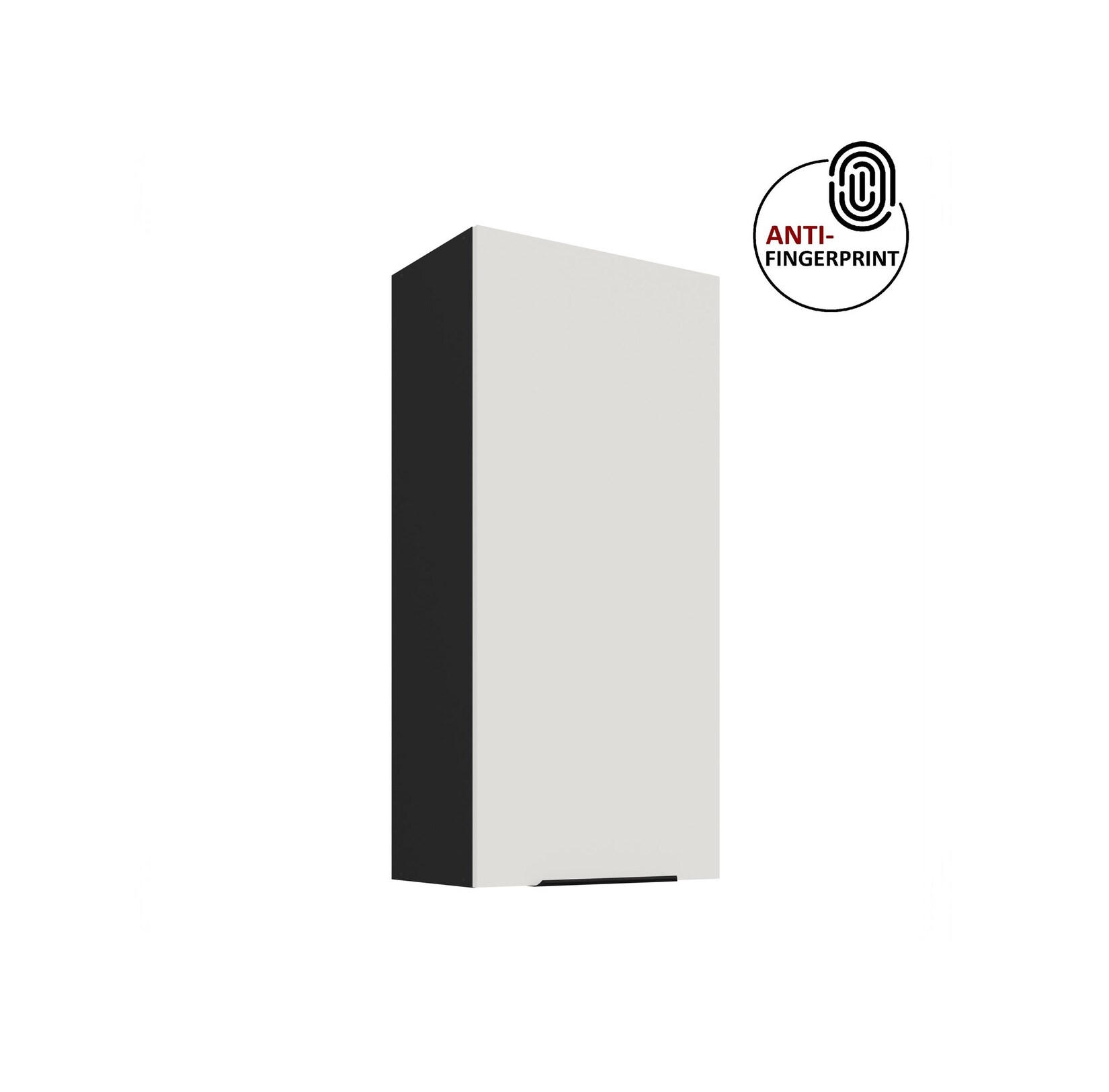 Küche ARIA Hängeschrank 50 cm Höhe 90 cm Weiss Küchenzeile Anti Fingerprint