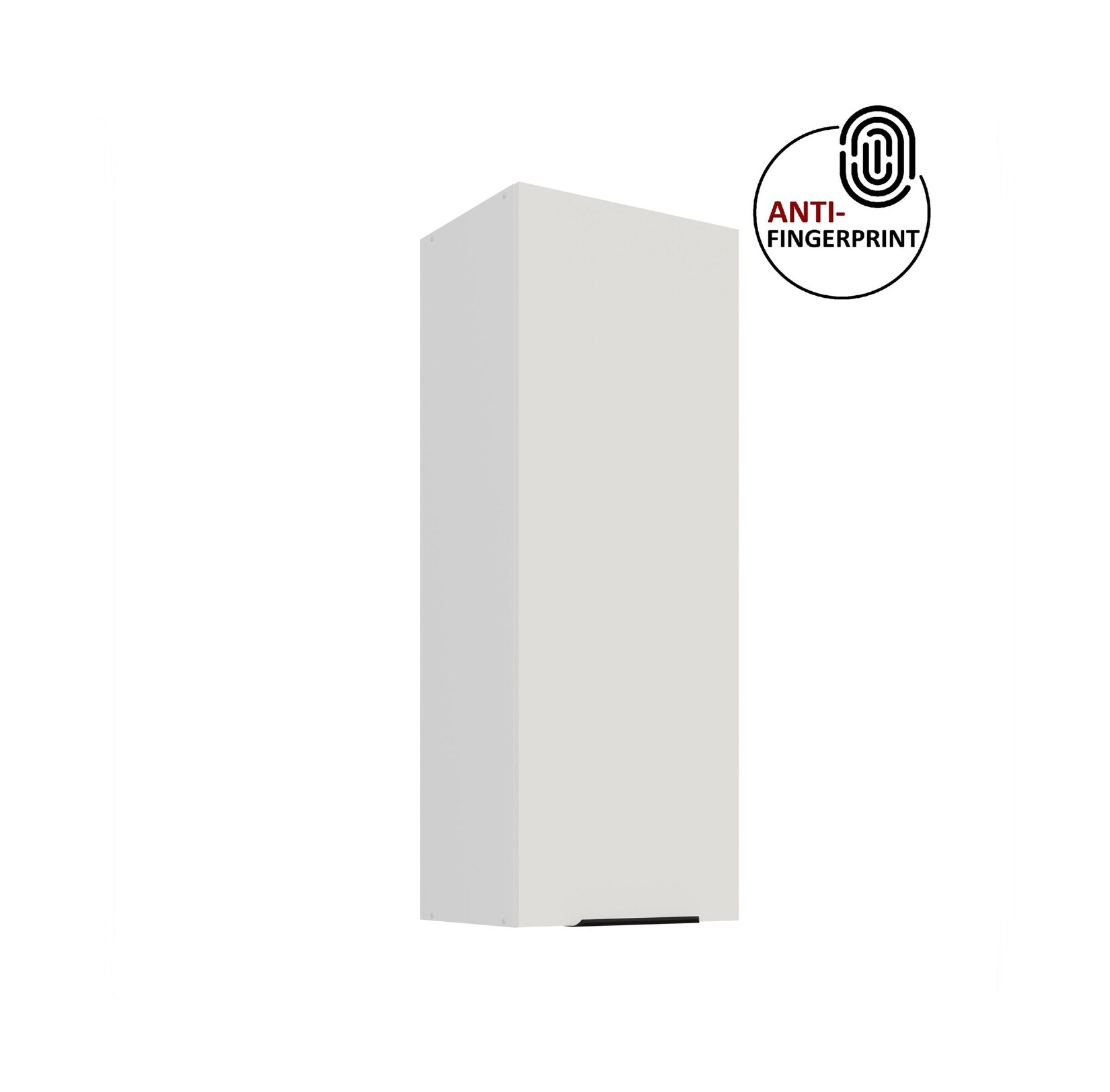Küche ARIA Hängeschrank 40 cm Höhe 90 cm Weiss Küchenzeile Anti Fingerprint