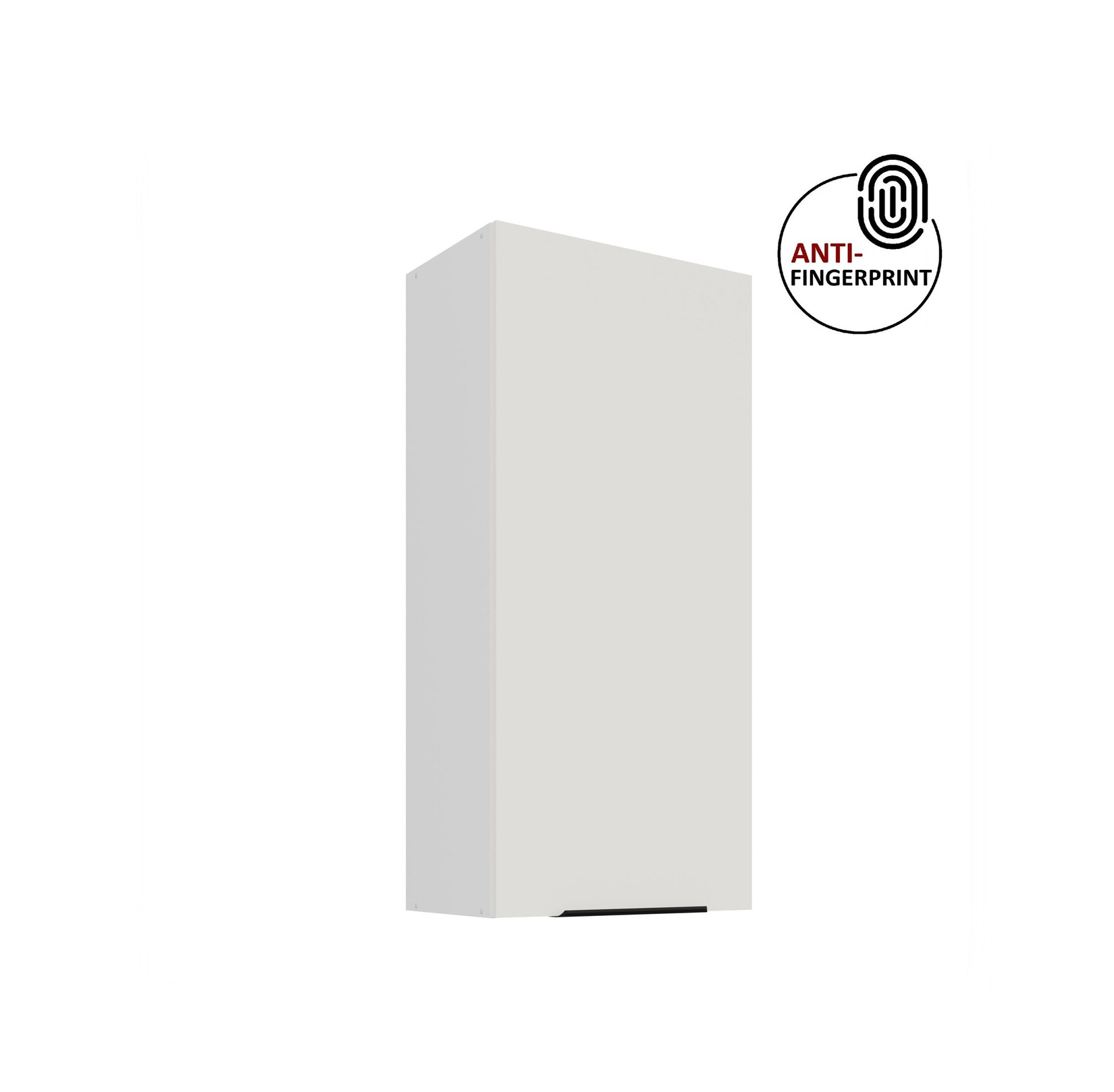 Küche ARIA Hängeschrank 50 cm Höhe 90 cm Weiss Küchenzeile Anti Fingerprint