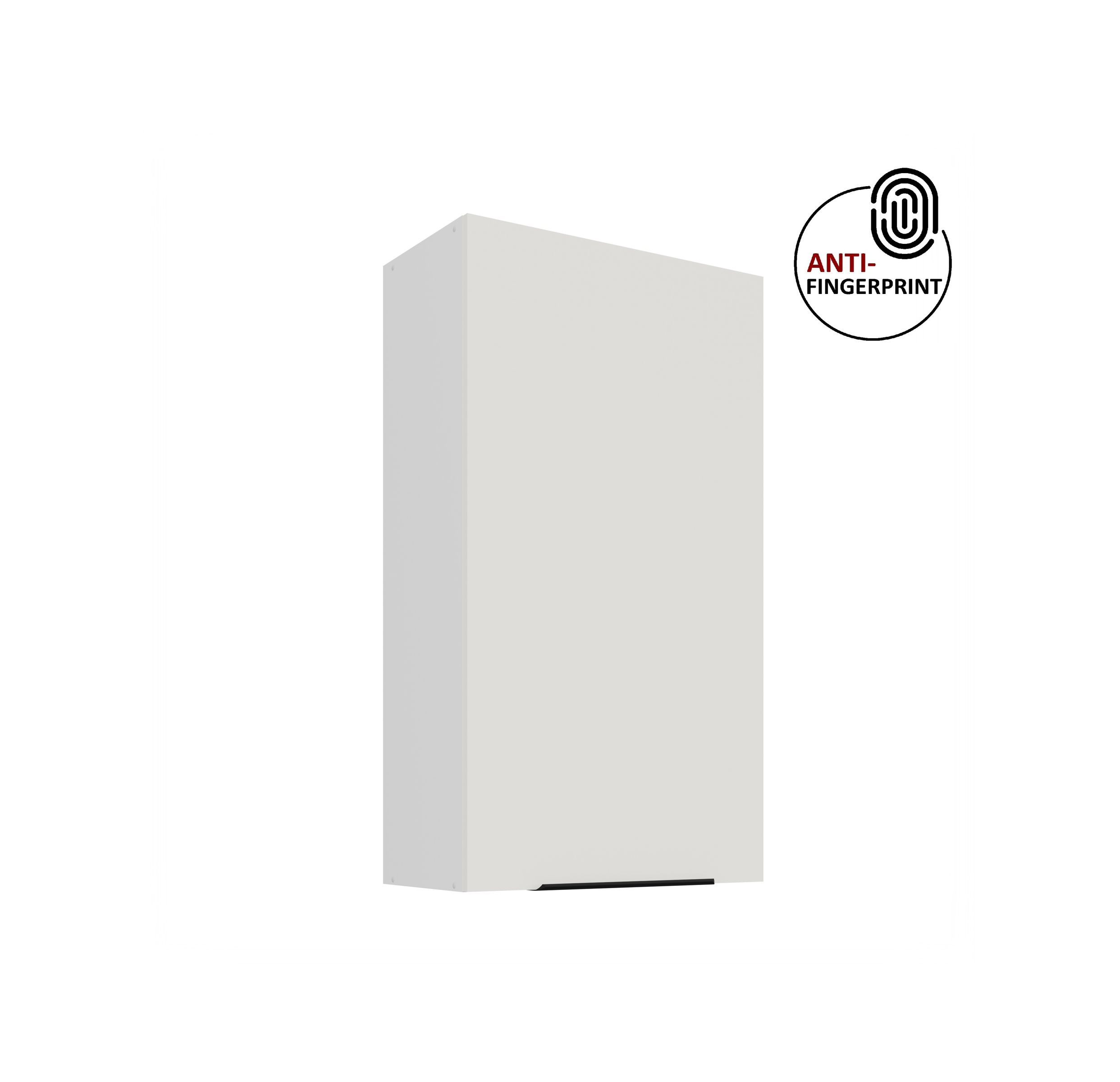 K&uuml;che ARIA H&auml;ngeschrank 60 cm H&ouml;he 90 cm Weiss K&uuml;chenzeile Anti Fingerprint - Bild 1