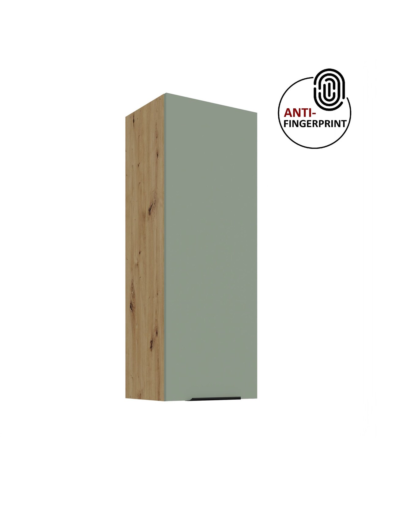 Küche ARIA Hängeschrank 40 cm Höhe 90 cm Aquamarin Küchenzeile Anti Fingerprint