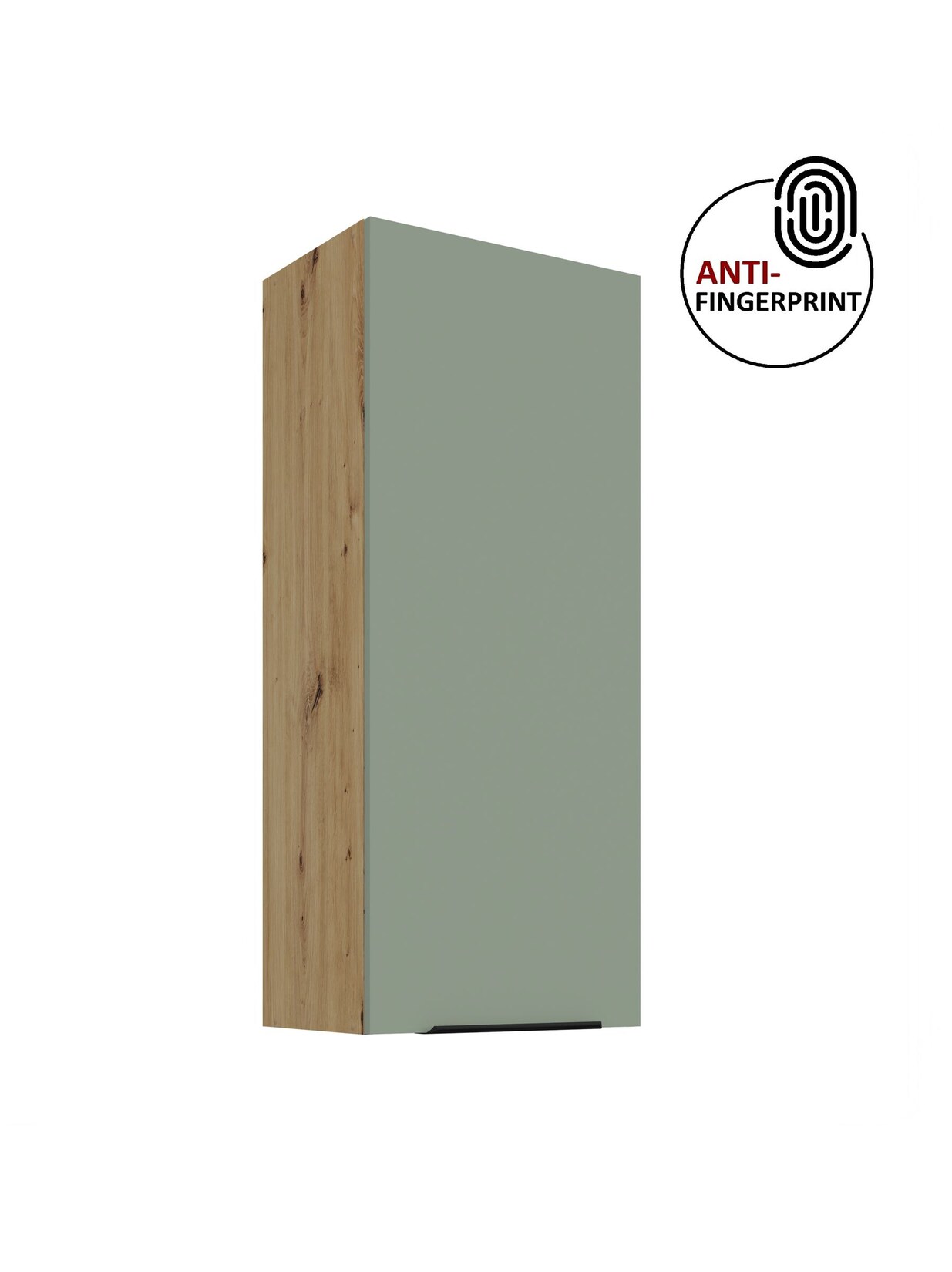 Küche ARIA Hängeschrank 45 cm Höhe 90 cm Aquamarin Küchenzeile Anti Fingerprint
