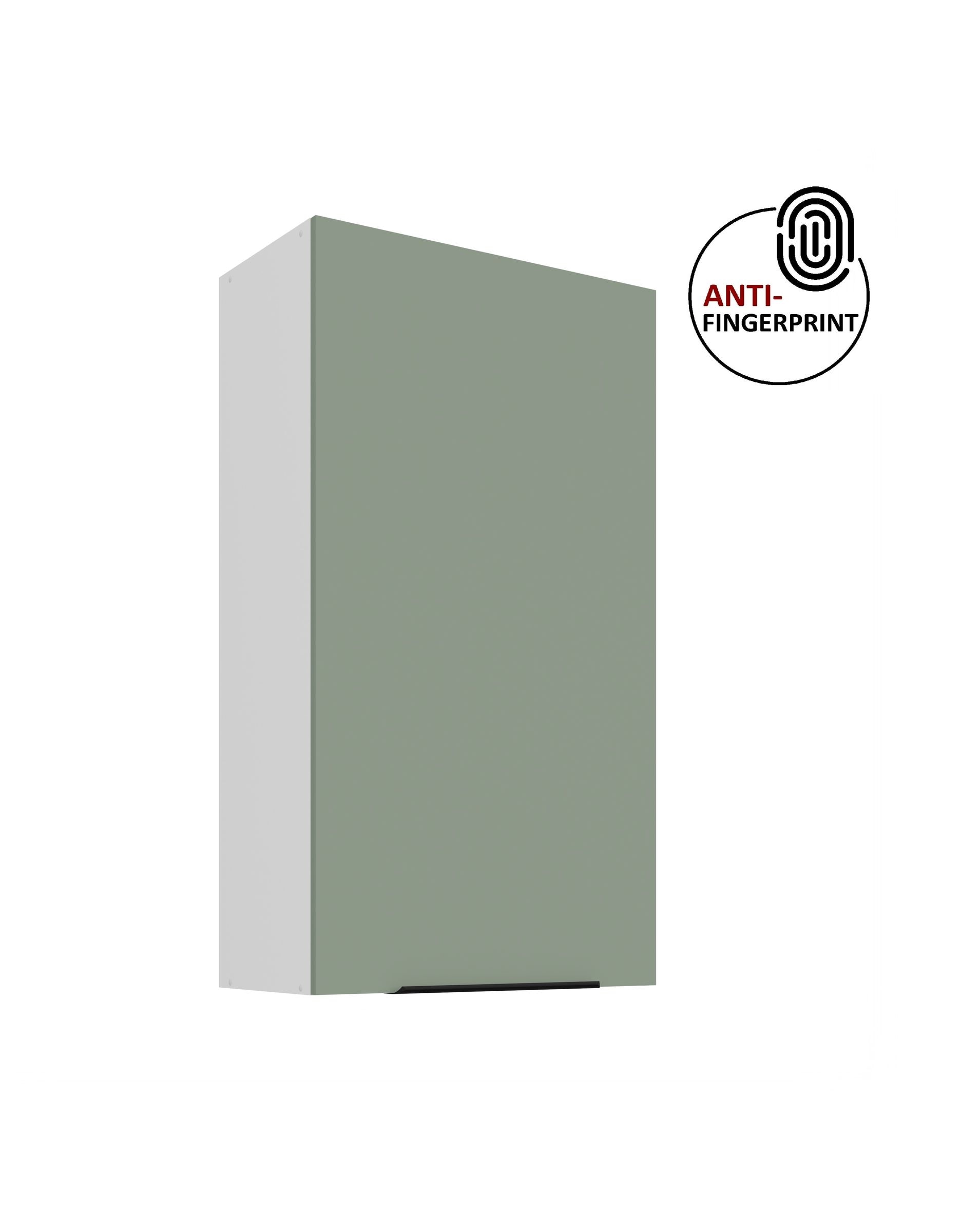 K&uuml;che ARIA H&auml;ngeschrank 60 cm H&ouml;he 90 cm Aquamarin K&uuml;chenzeile Anti Fingerprint - Bild 1
