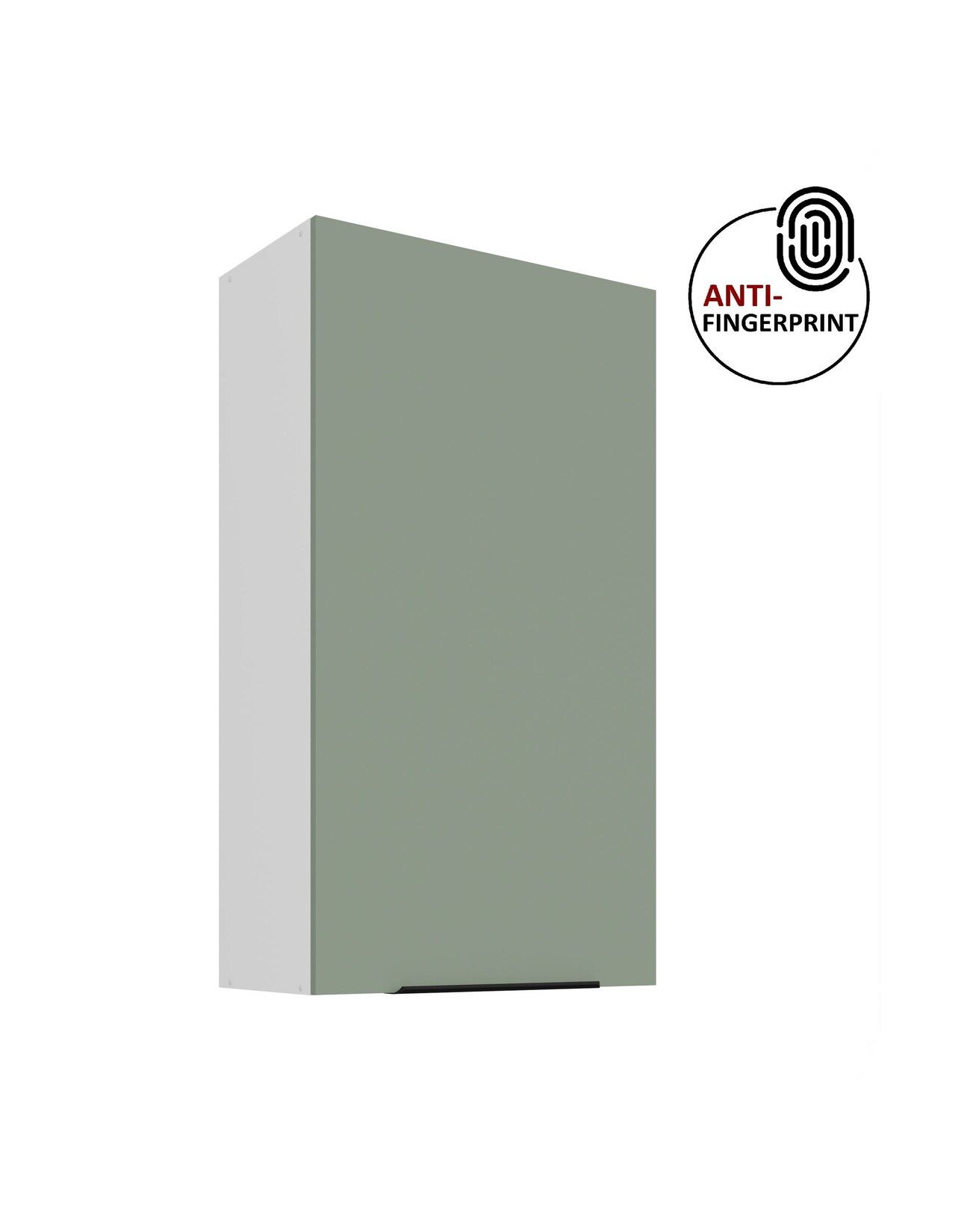 Küche ARIA Hängeschrank 60 cm Höhe 90 cm Aquamarin Küchenzeile Anti Fingerprint