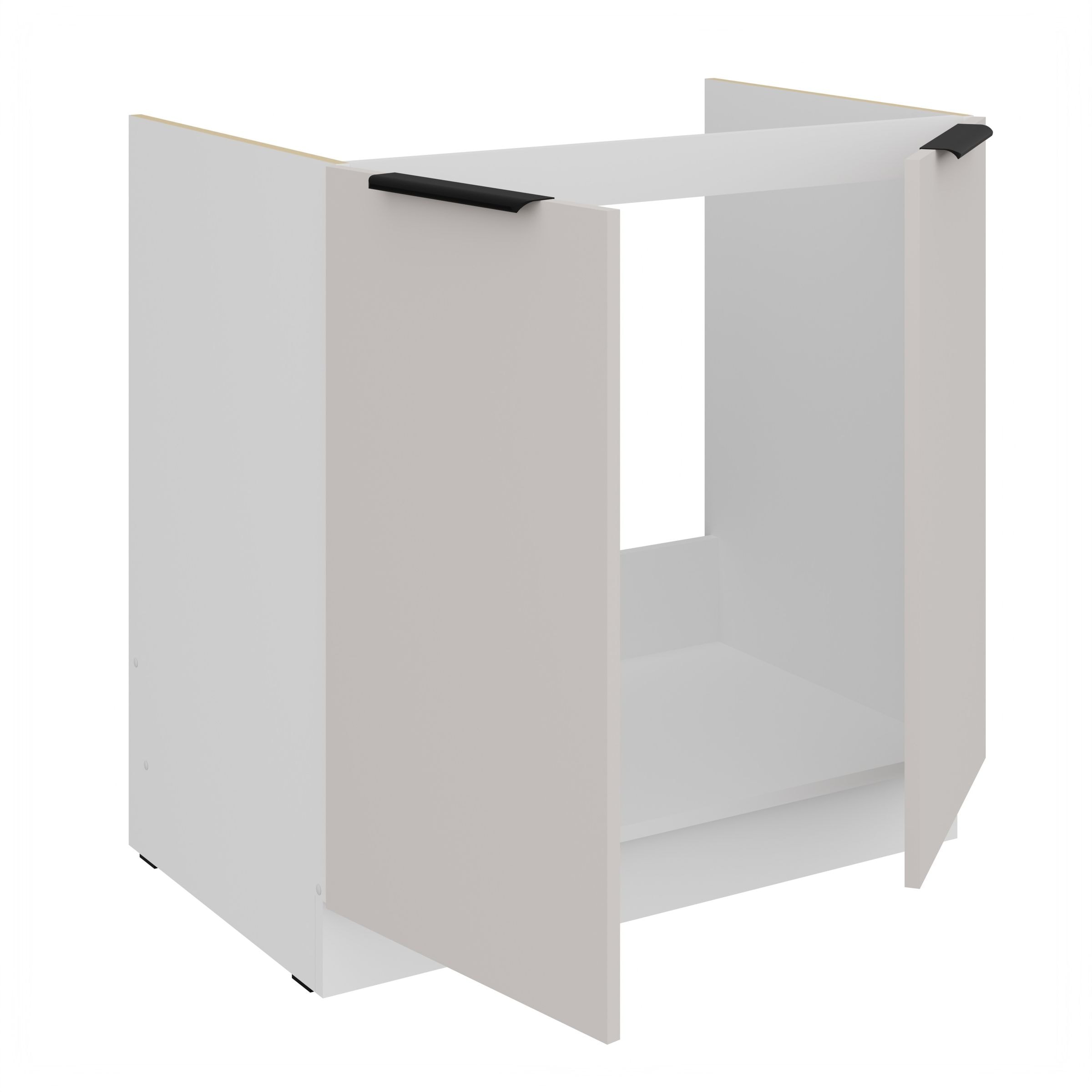 K&uuml;chen Sp&uuml;lenunterschrank 80 cm COMO Kaschmir K&uuml;che K&uuml;chenzeile K&uuml;chenblock - Bild 1