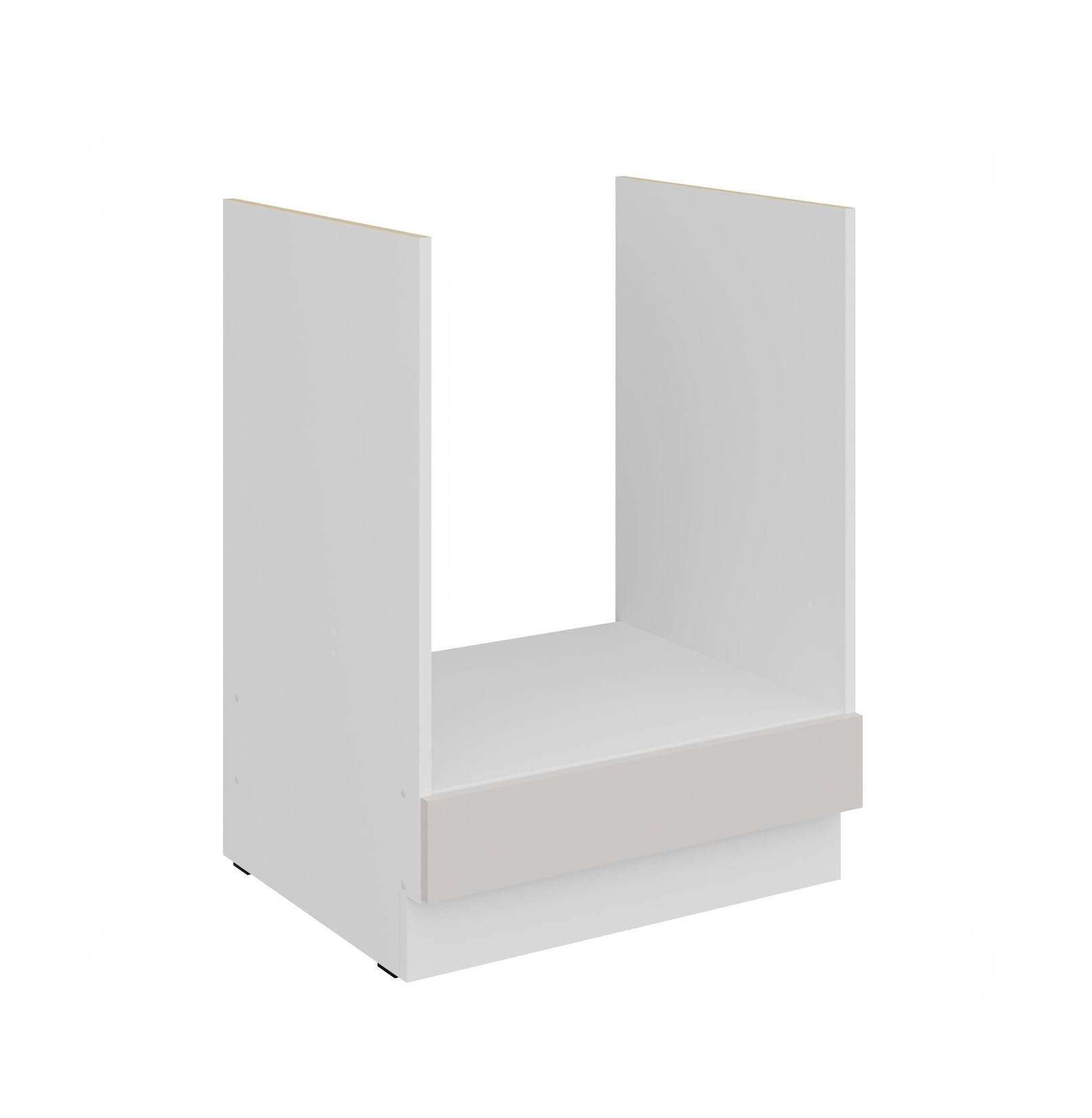 Küchen Herdunterschrank 60 cm COMO Kaschmir + Weiß Küche Küchenzeile Küchenblock