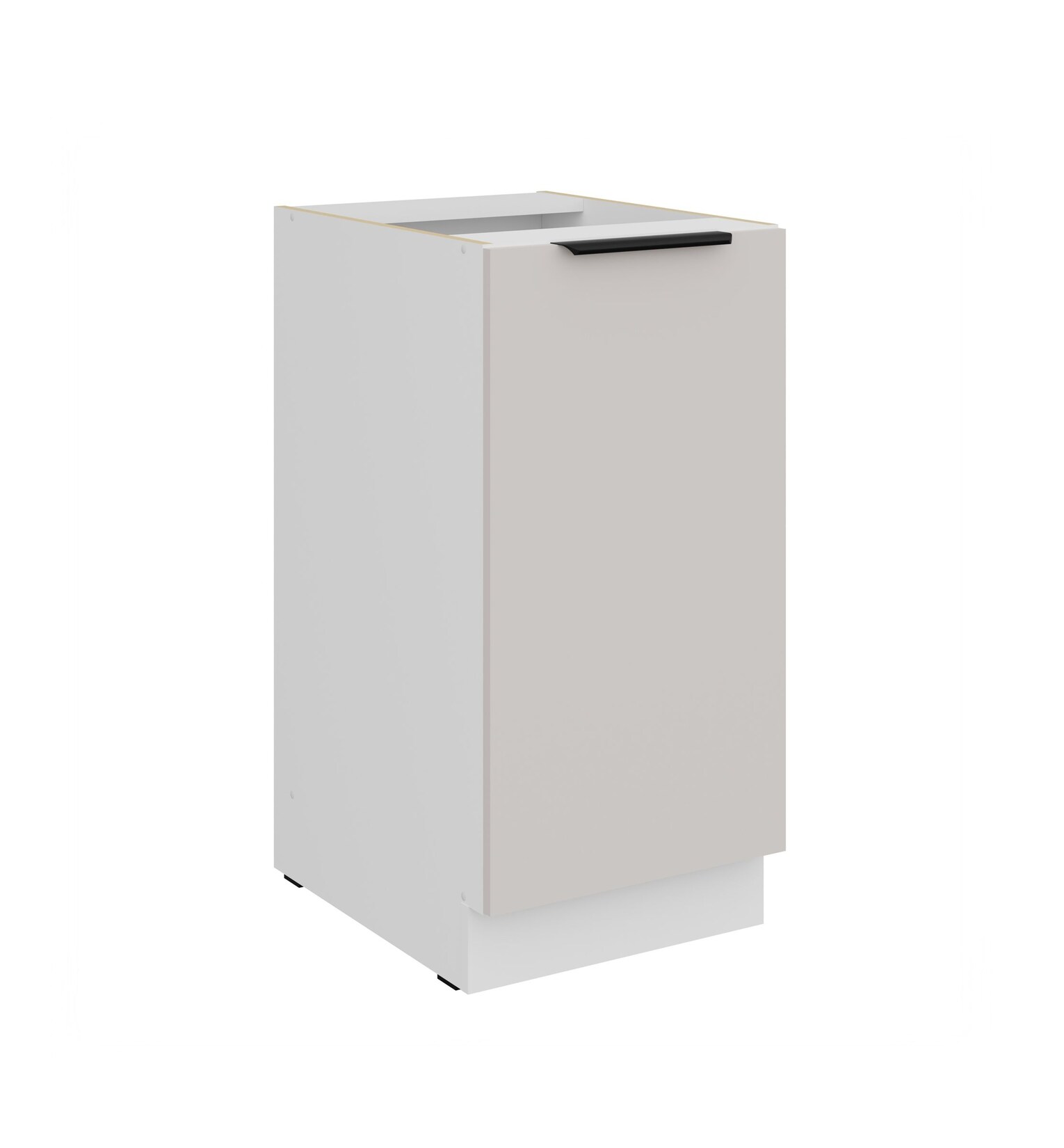 Küchen Unterschrank 40 cm COMO Kaschmir + Weiß Küche Küchenzeile Küchenblock