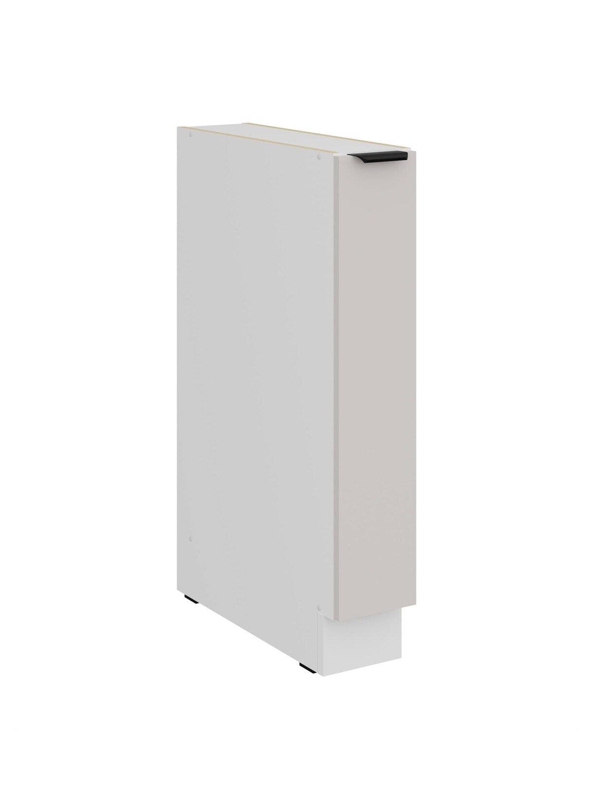 Küchen Unterschrank Schrankauszug 15 cm COMO Kaschmir + Weiß Küche Küchenzeile