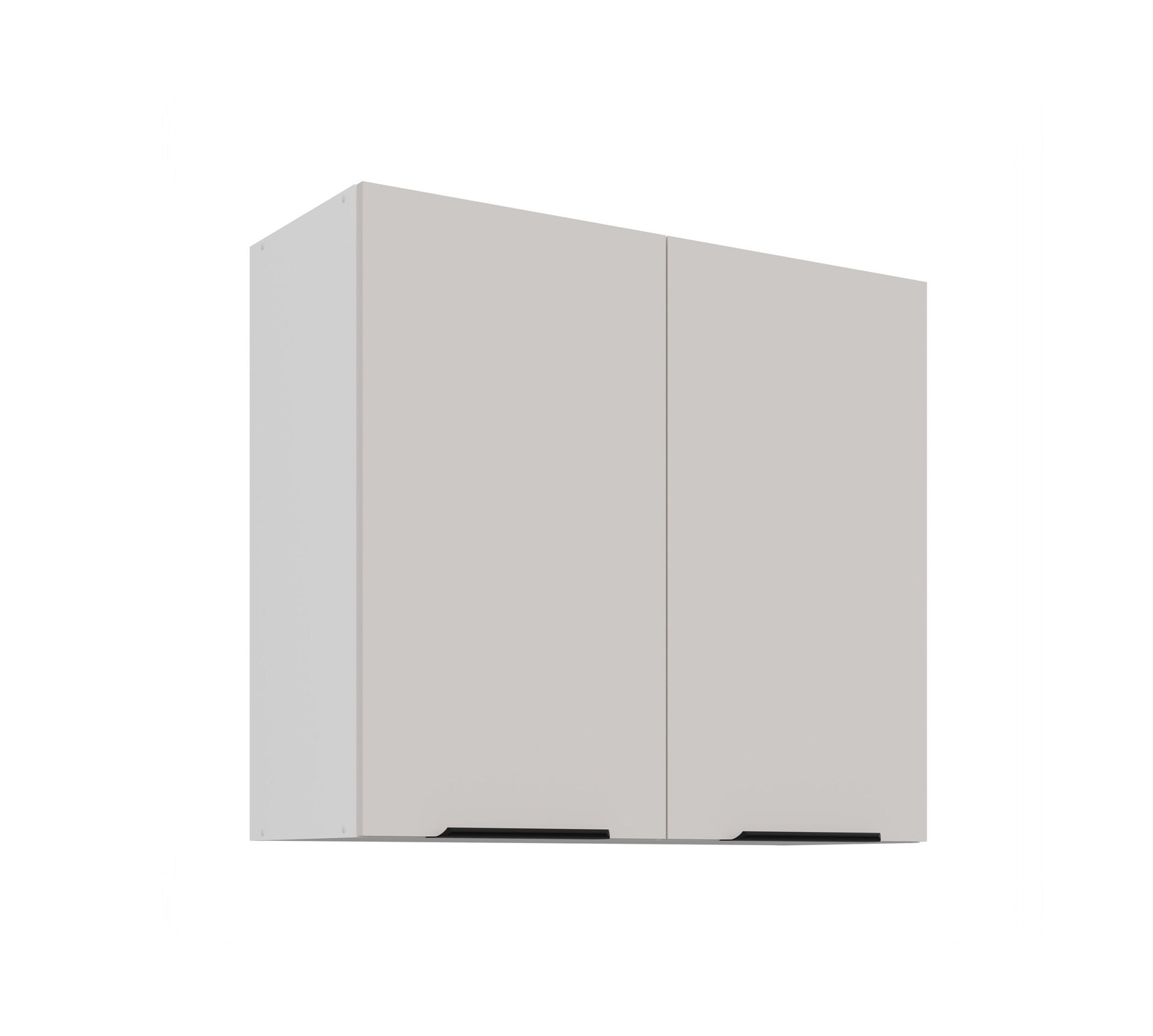 Küchen Hängeschrank 80 cm COMO Kaschmir + Weiß Küche Küchenzeile Küchenblock