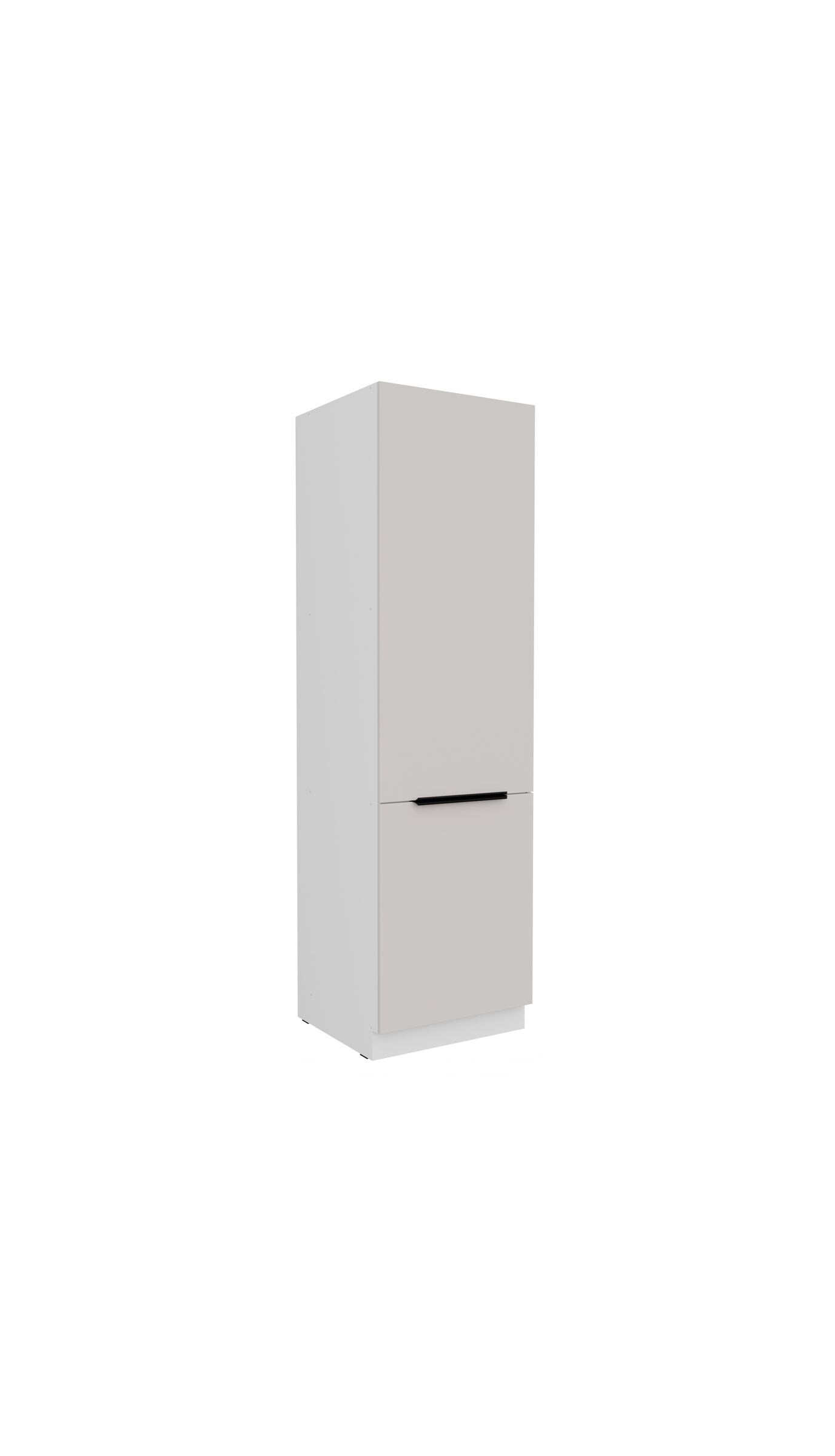 K&uuml;chen Hochschrank 60 cm COMO Kaschmir + Wei&szlig; K&uuml;chenzeile K&uuml;chenblock K&uuml;che - Bild 1