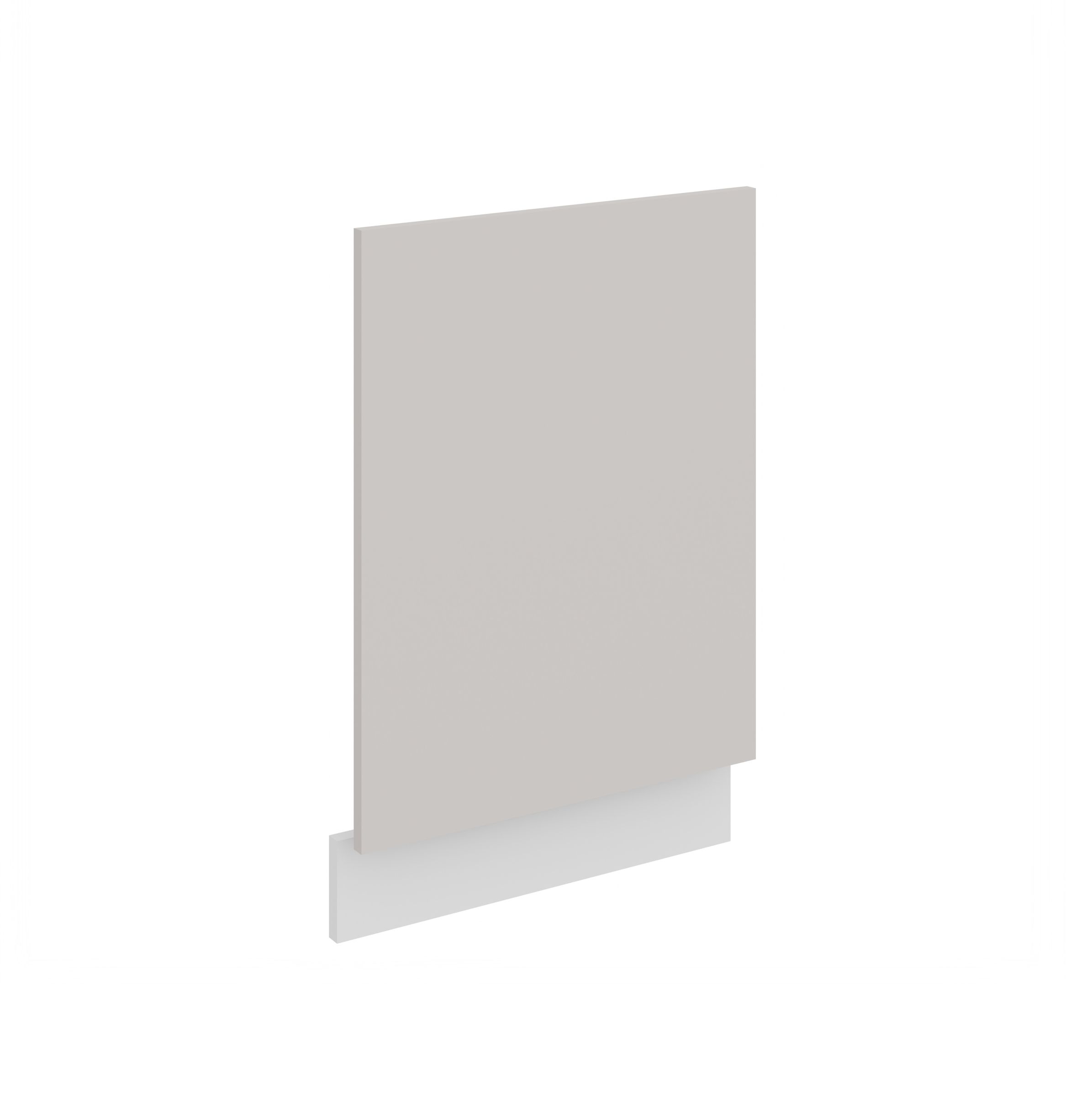 Frontblende f&uuml;r integrierten Geschirrsp&uuml;ler 45 cm K&uuml;che COMO Kaschmir + Wei&szlig; - Bild 1