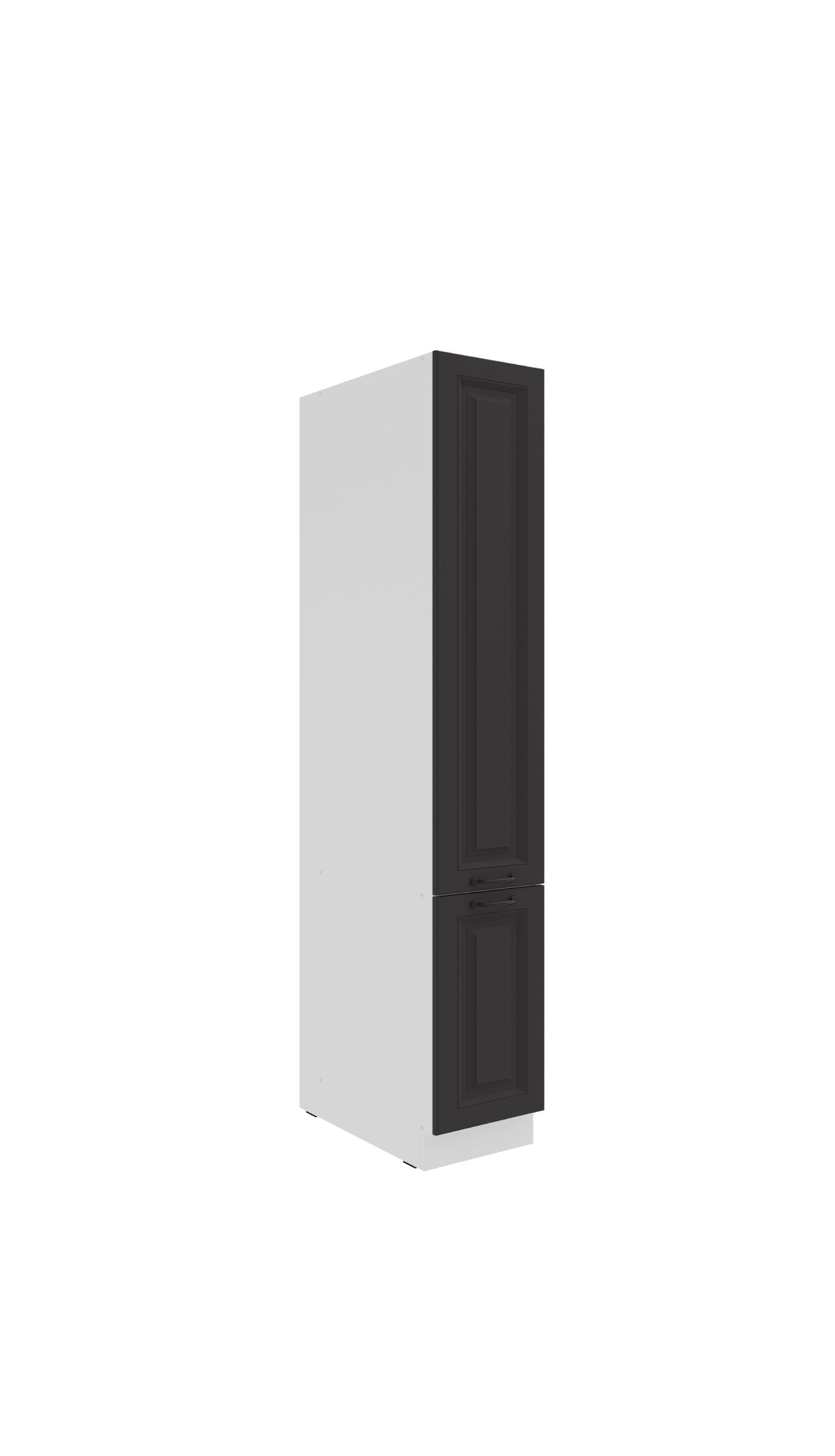 K&uuml;chen Apothekerschrank 30 cm Stilo Grau + Wei&szlig; K&uuml;chenzeile K&uuml;chenblock - Bild 1